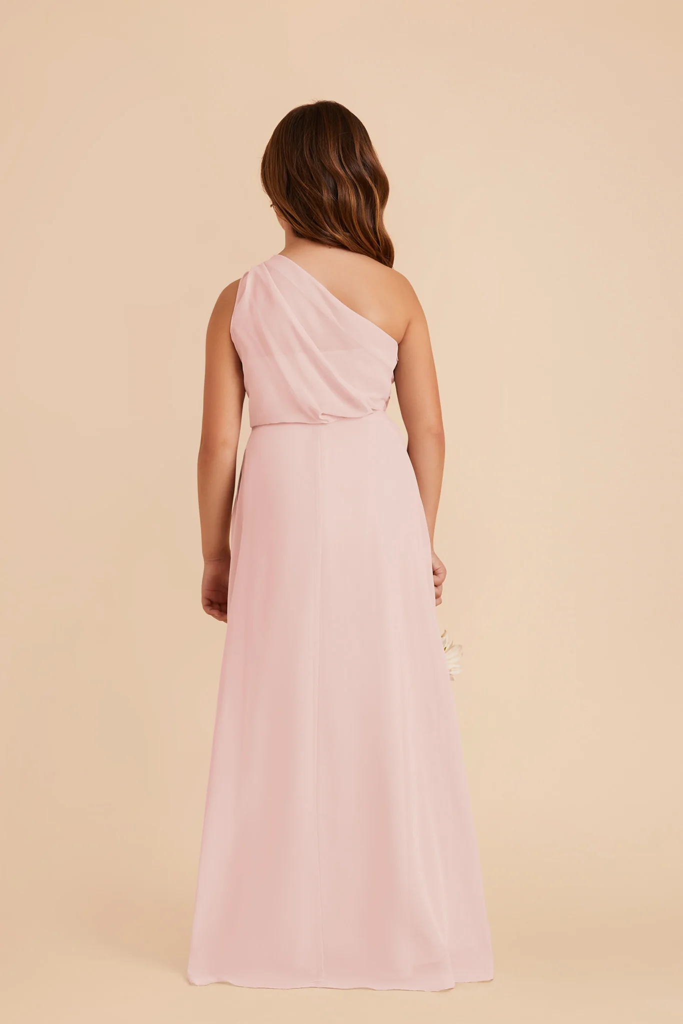 Kiara Junior Chiffon Dress - Blush Pink - Image 4
