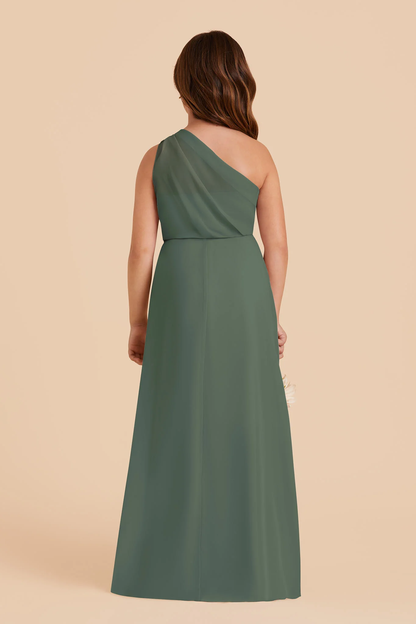 Kiara Junior Chiffon Dress - Eucalyptus - Image 4