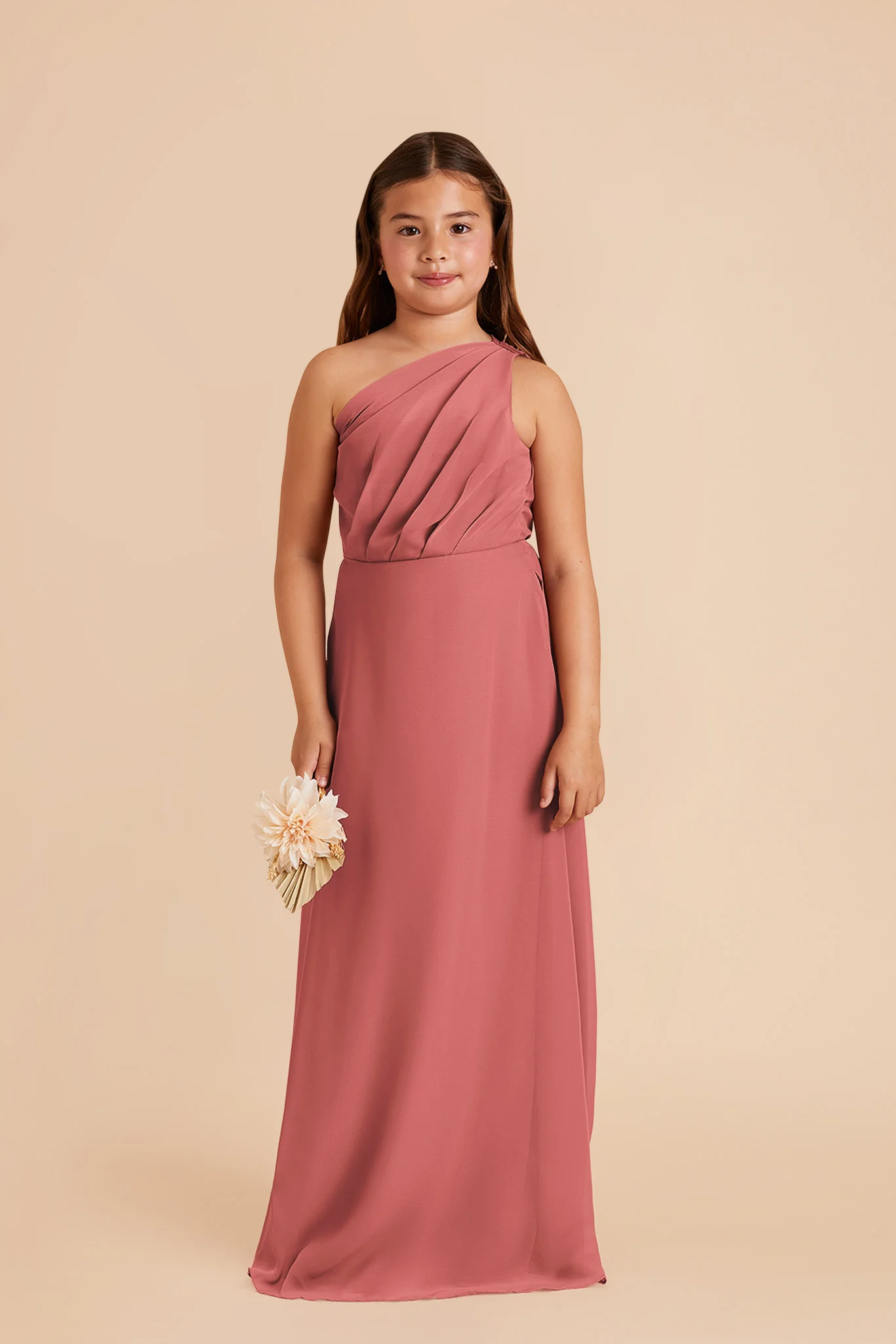 Kiara Junior Chiffon Dress - Mulberry