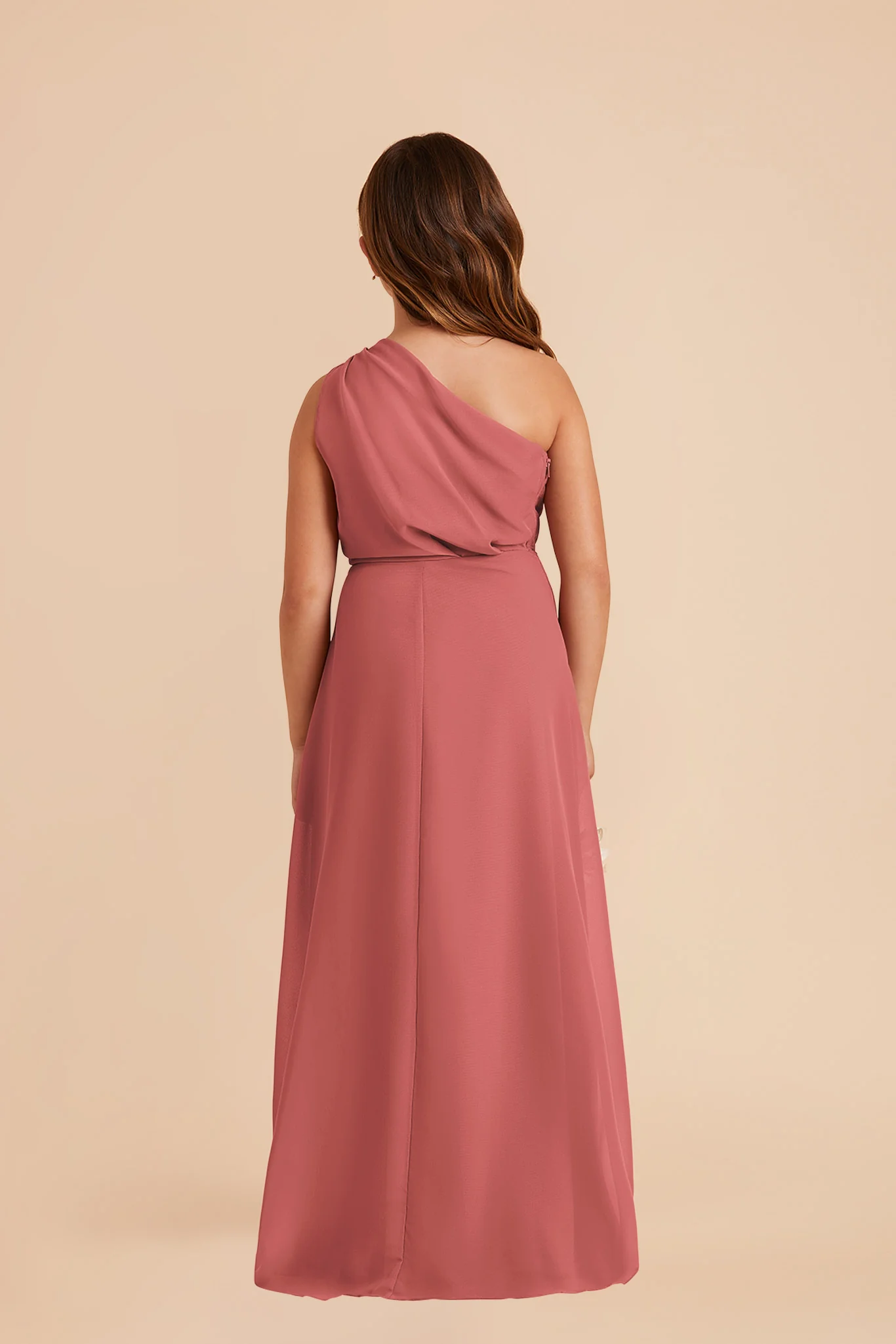 Kiara Junior Chiffon Dress - Mulberry - Image 4