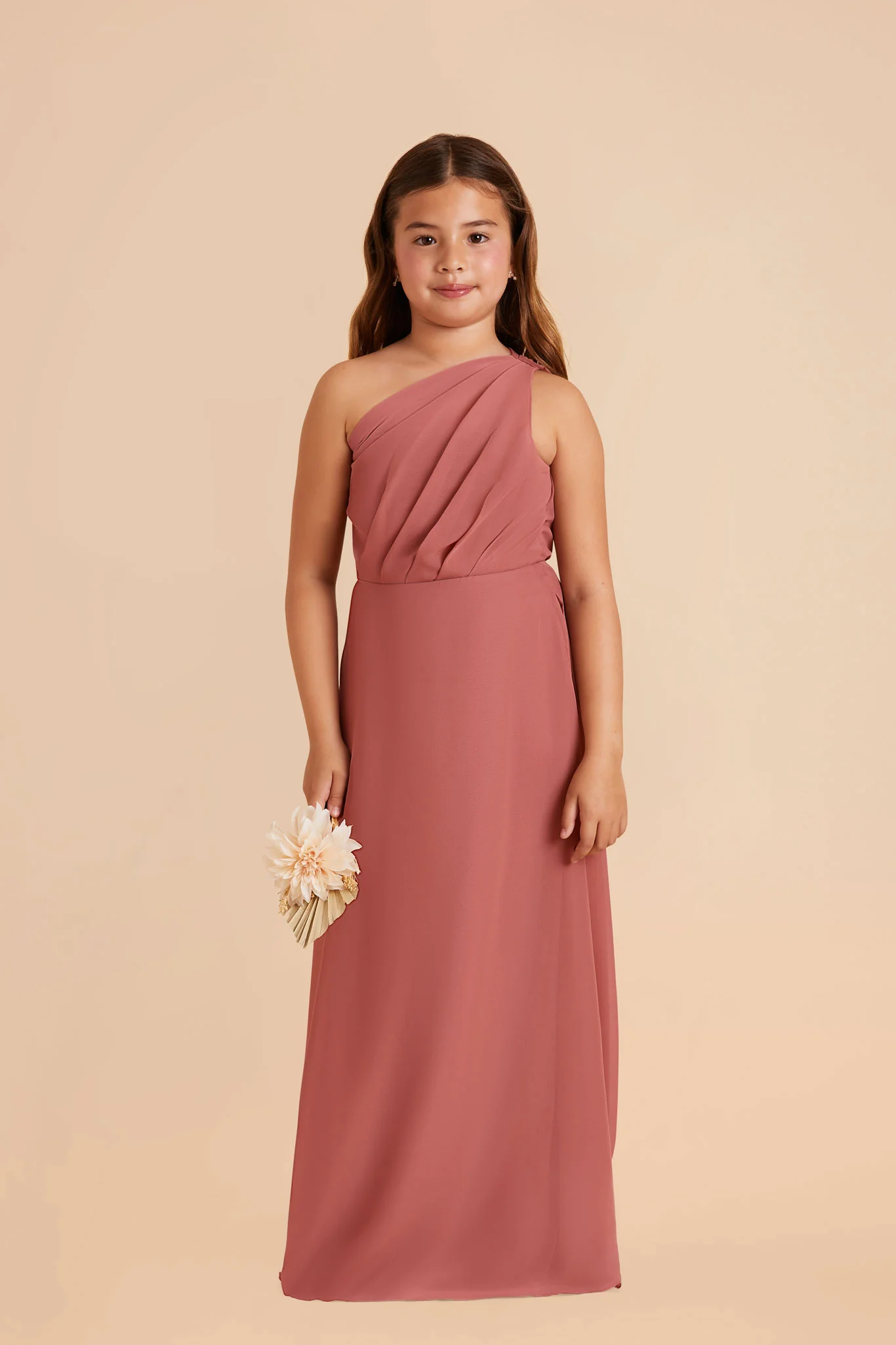 Kiara Junior Chiffon Dress - Wild Rose - Image 2
