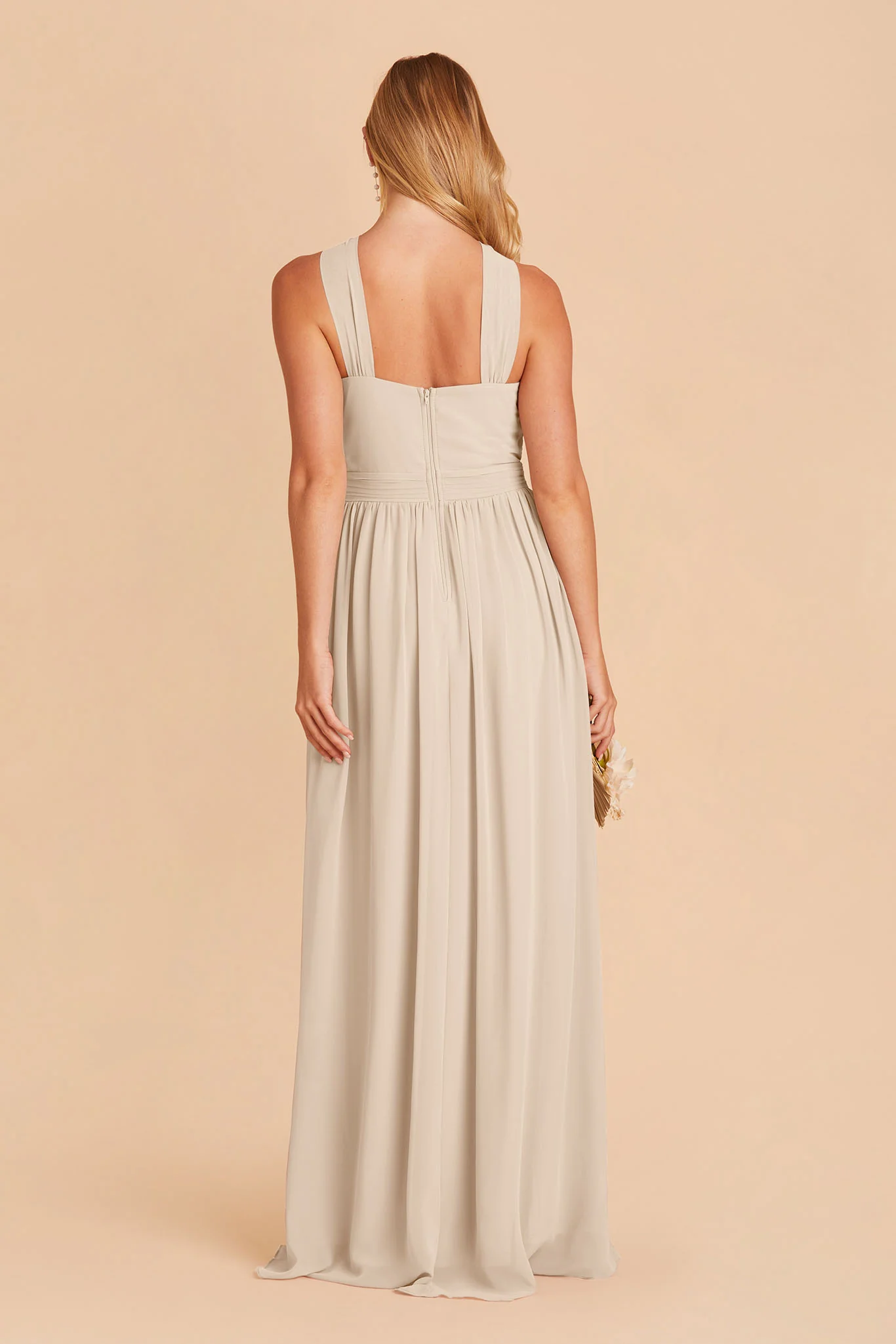 Kiko Chiffon Dress - Classic Champagne - Image 5