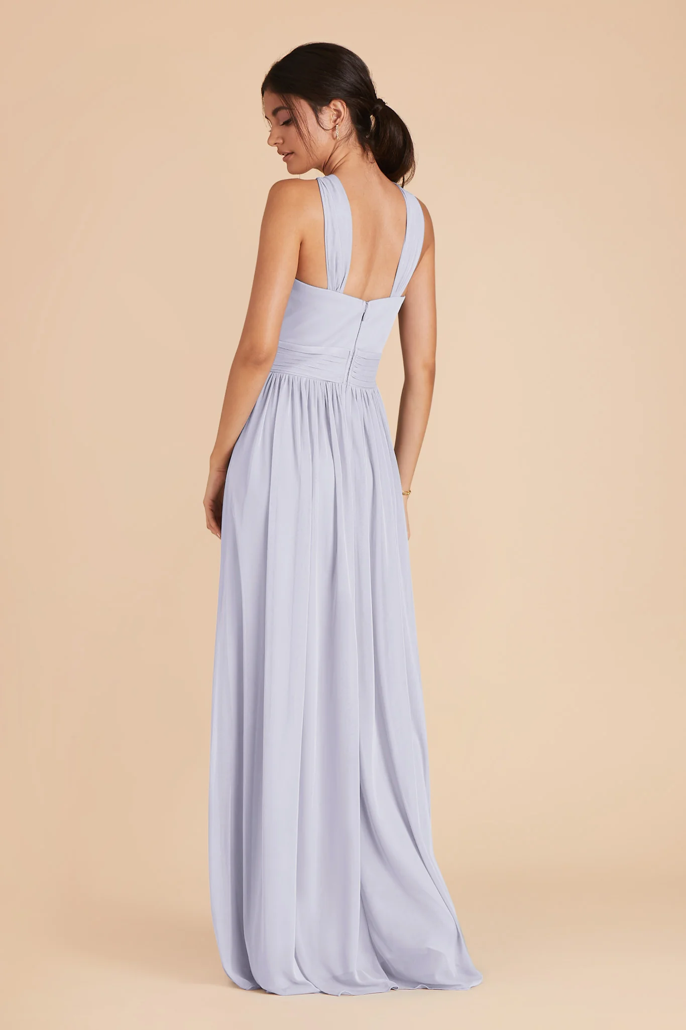 Kiko Chiffon Dress - Periwinkle Blue - Image 5
