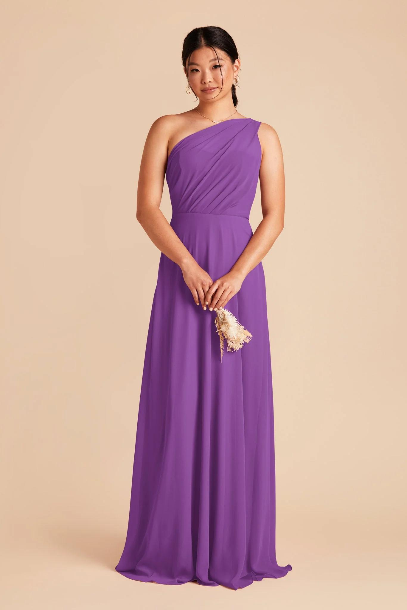 Kira Chiffon Dress - Amethyst - Image 3