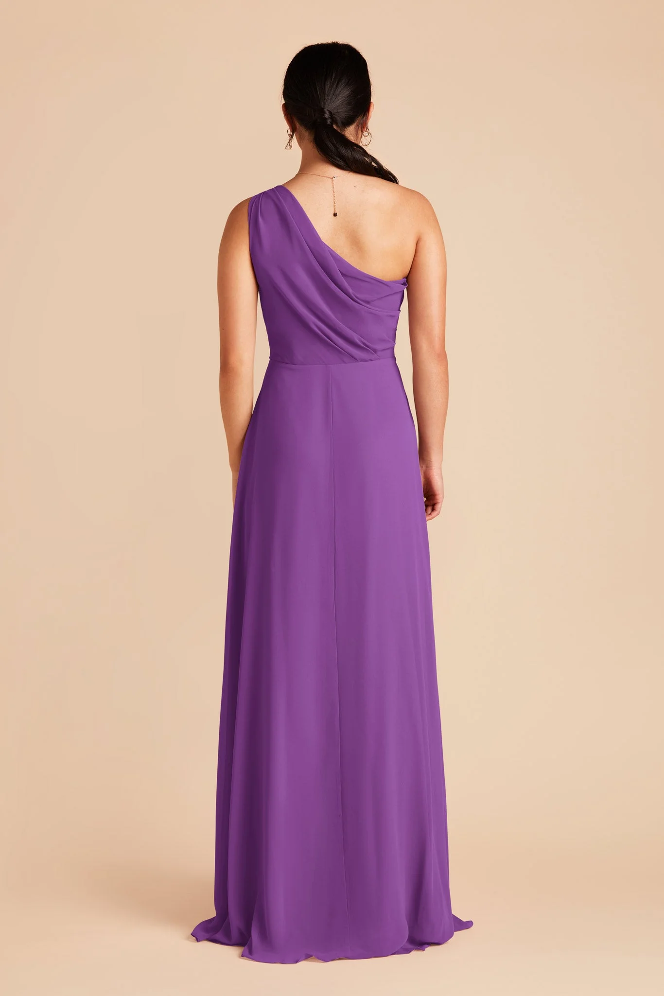 Kira Chiffon Dress - Amethyst - Image 6