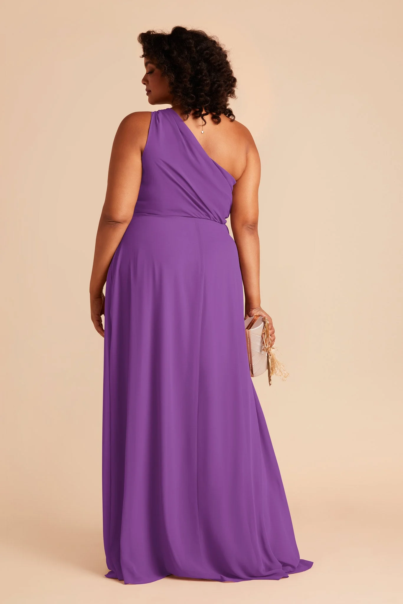 Kira Chiffon Dress - Amethyst - Image 8