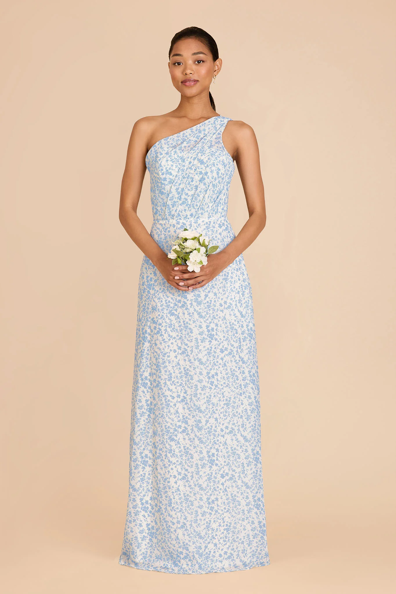 Kira Chiffon Dress - Blue Dreamy Ditsy - Image 3