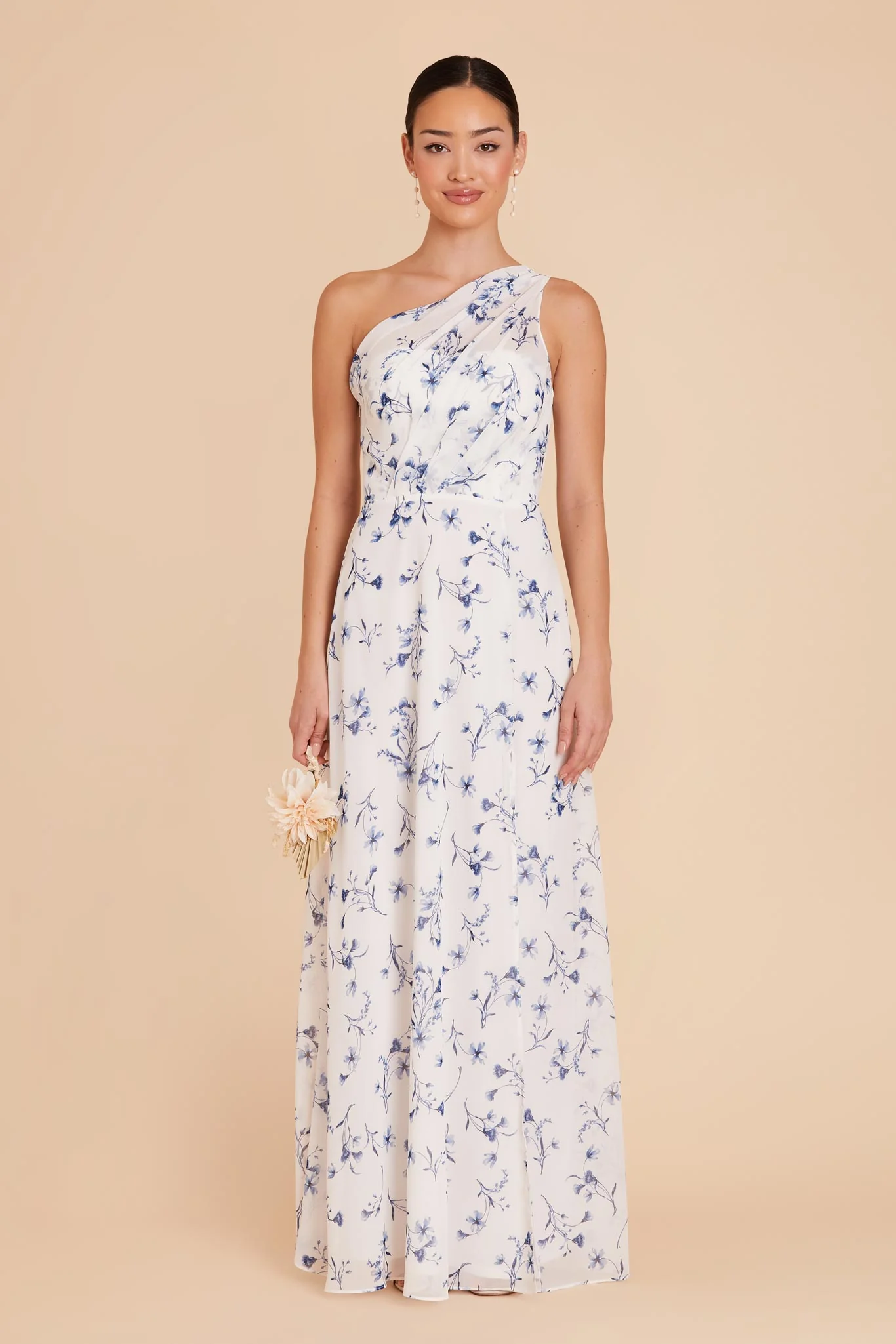 Kira Chiffon Dress - Blue Le Fleur