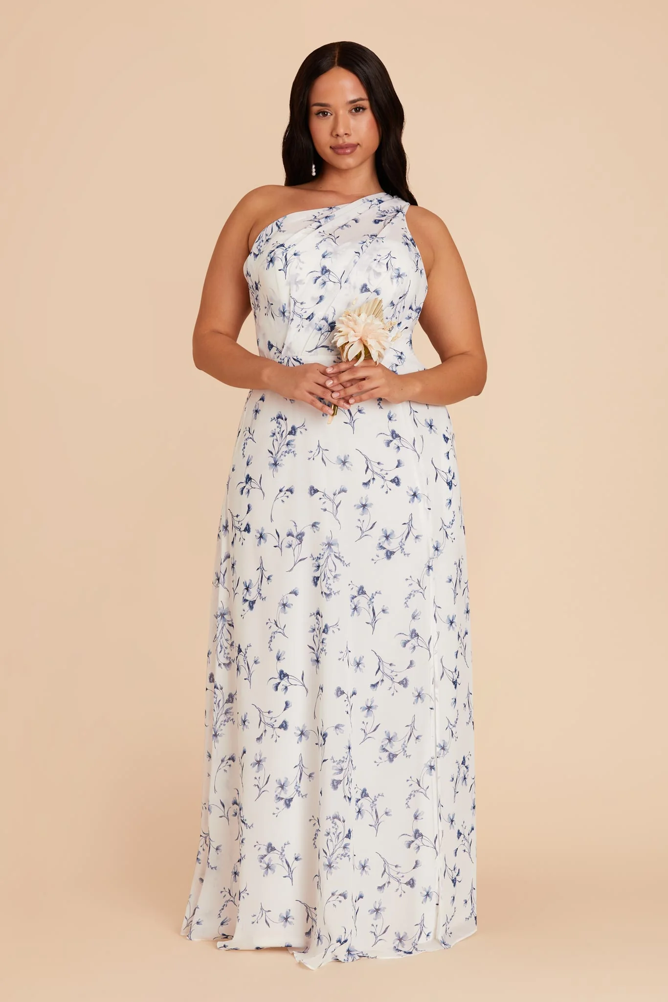 Kira Chiffon Dress - Blue Le Fleur - Image 2