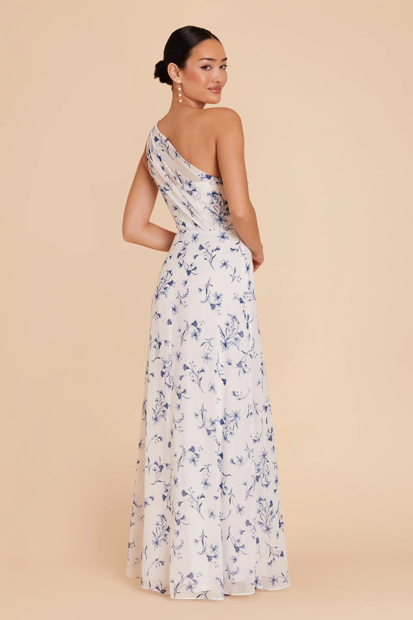 Kira Chiffon Dress - Blue Le Fleur - Image 3