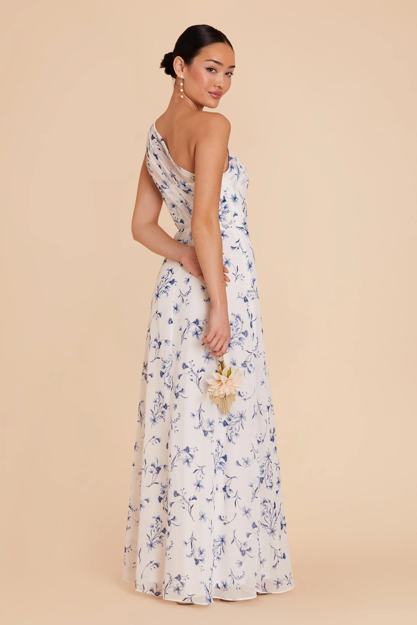 Kira Chiffon Dress - Blue Le Fleur - Image 4