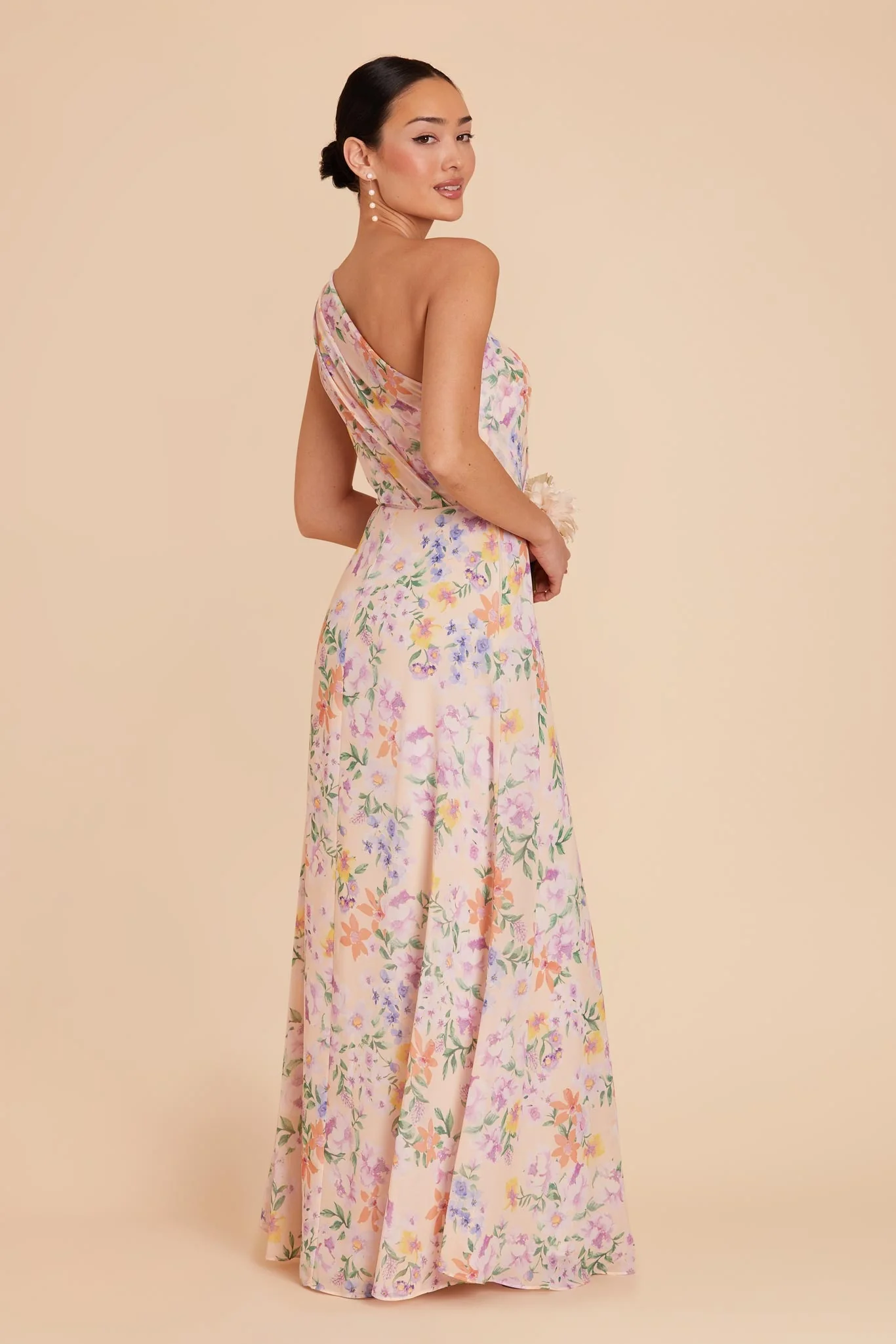 Kira Chiffon Dress - Botanical Blooms - Image 3