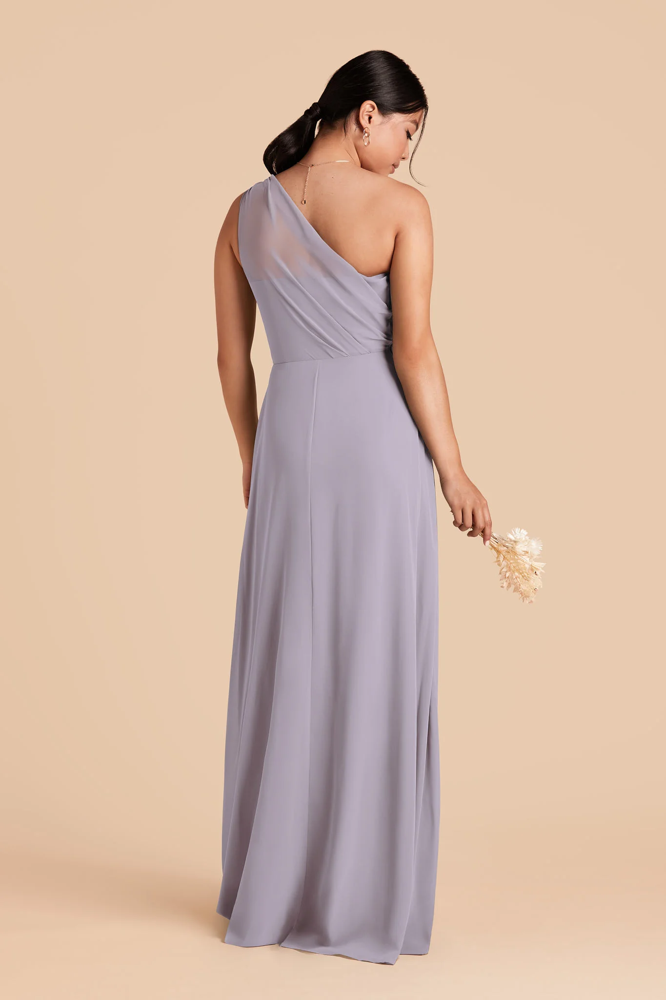 Kira Chiffon Dress - Dusty Lilac - Image 4