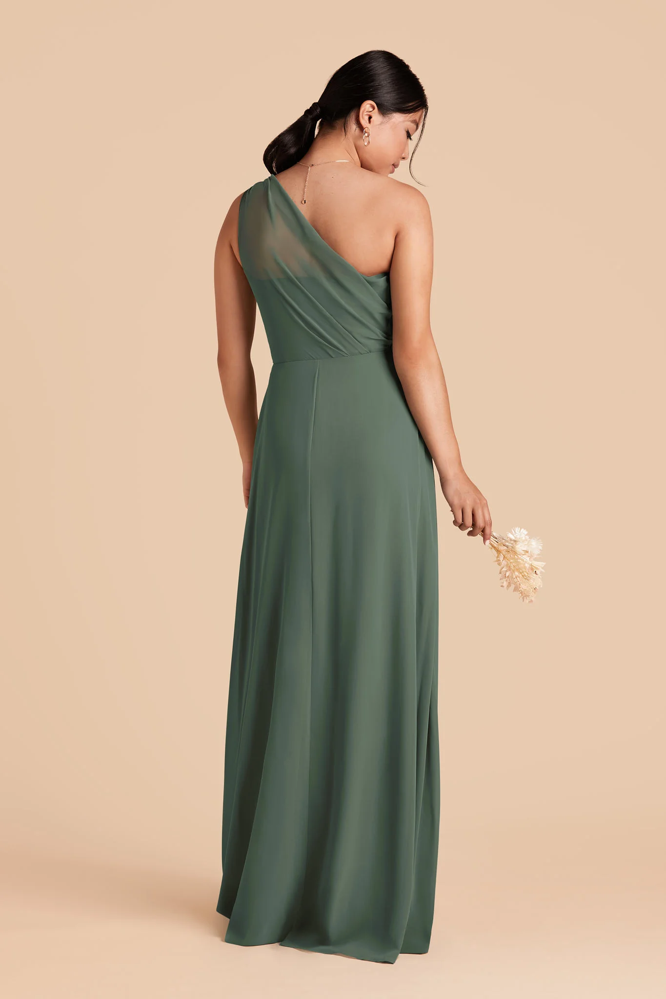 Kira Chiffon Dress - Eucalyptus - Image 4