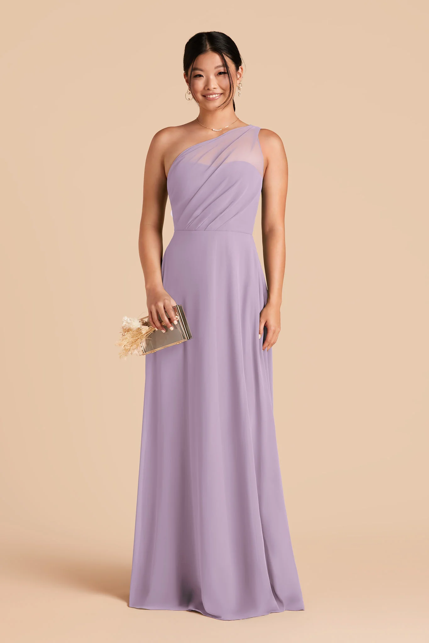 Kira Chiffon Dress - Lavender