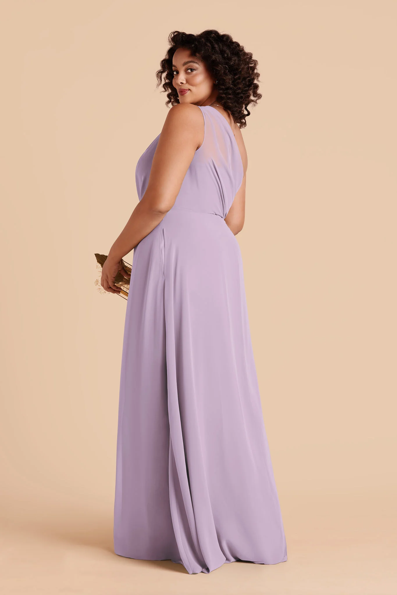 Kira Chiffon Dress - Lavender - Image 5