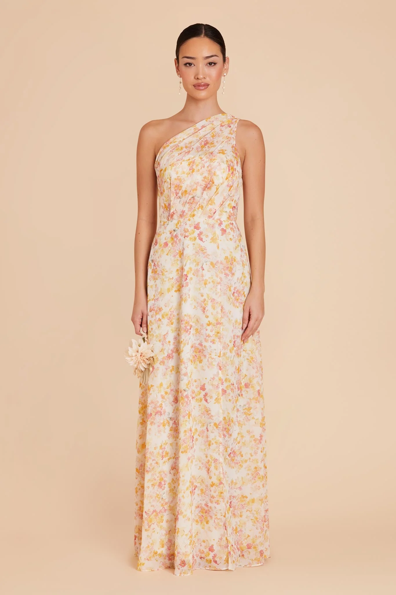 Kira Chiffon Dress - Pressed Floral