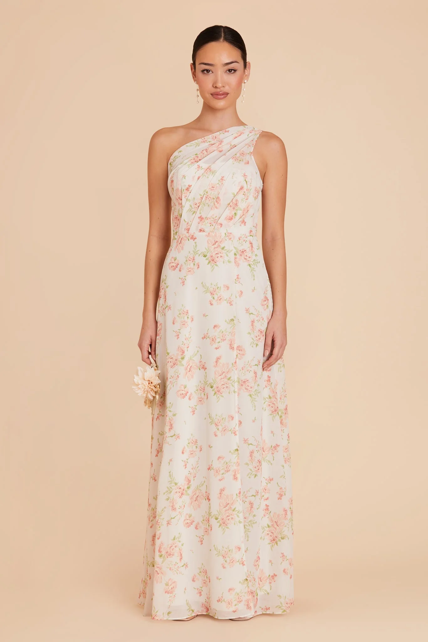 Swatch - Chiffon in Whimsical Blooms - Image 3