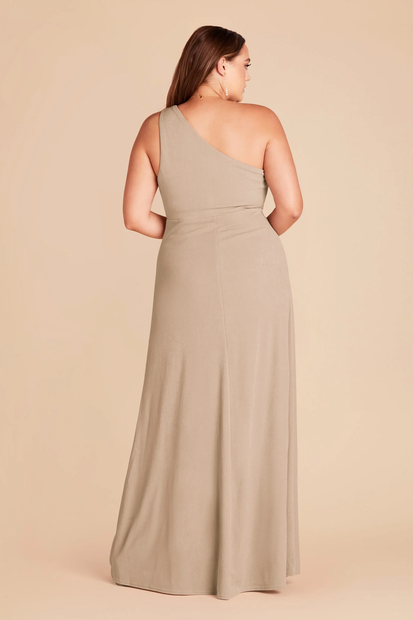 Kira Crepe Dress - Almond - Image 8