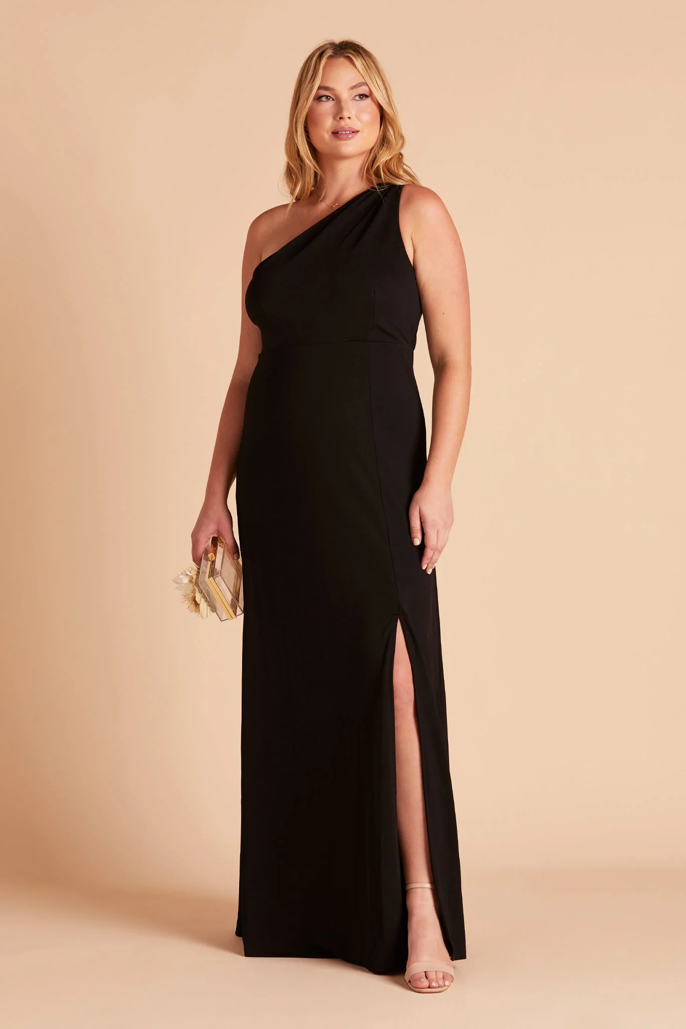 Kira Crepe Dress - Black - Image 13