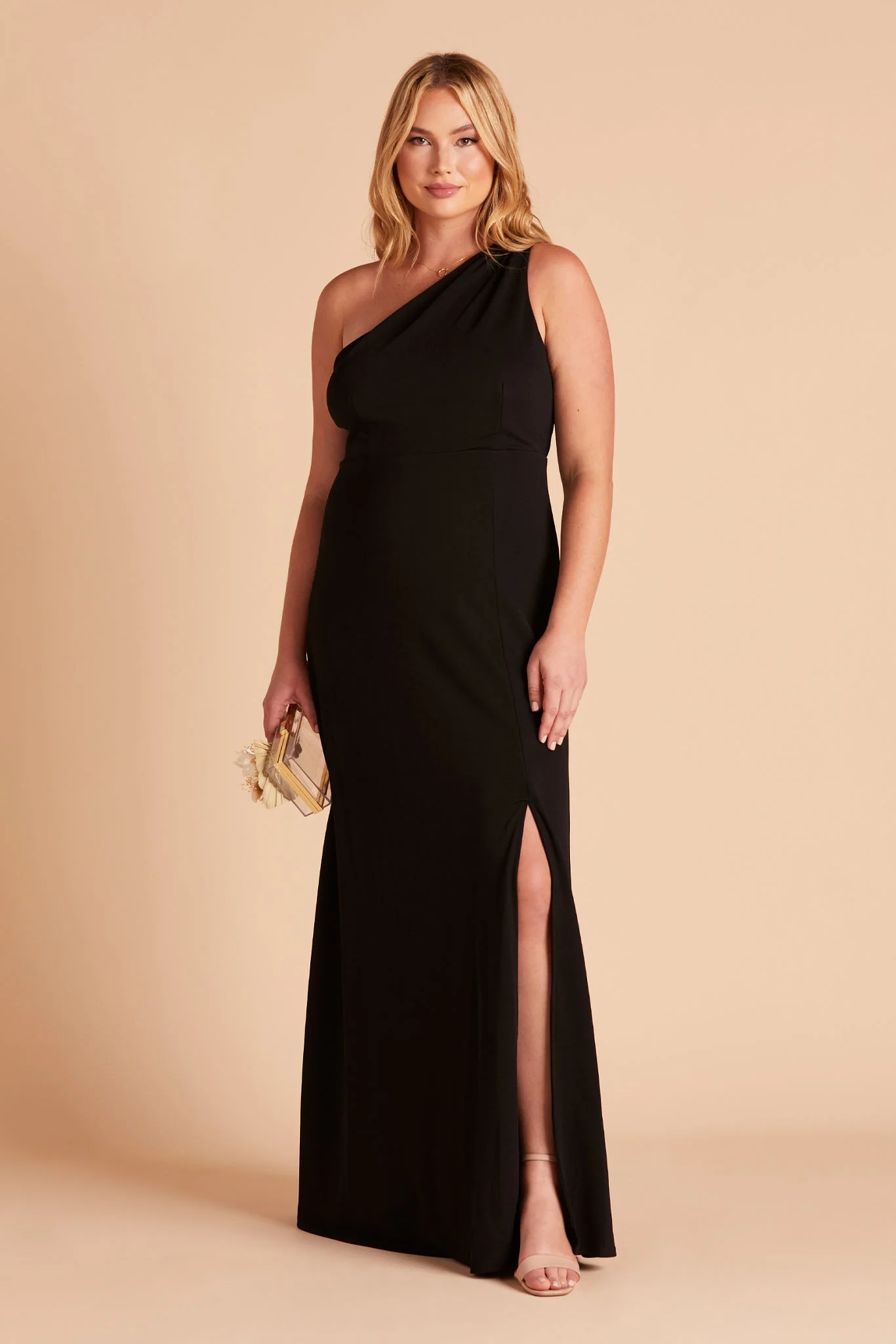 Kira Crepe Dress - Black - Image 16