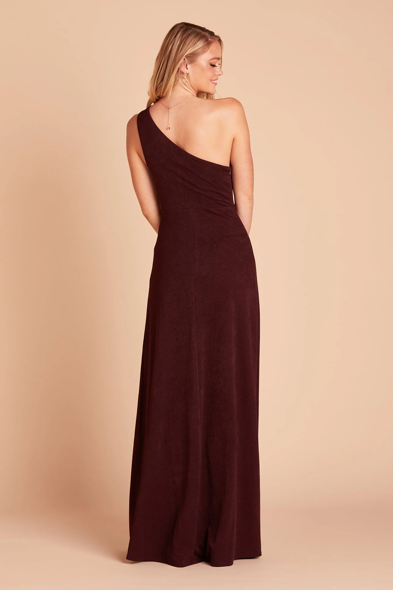 Kira Crepe Dress - Cabernet - Image 10