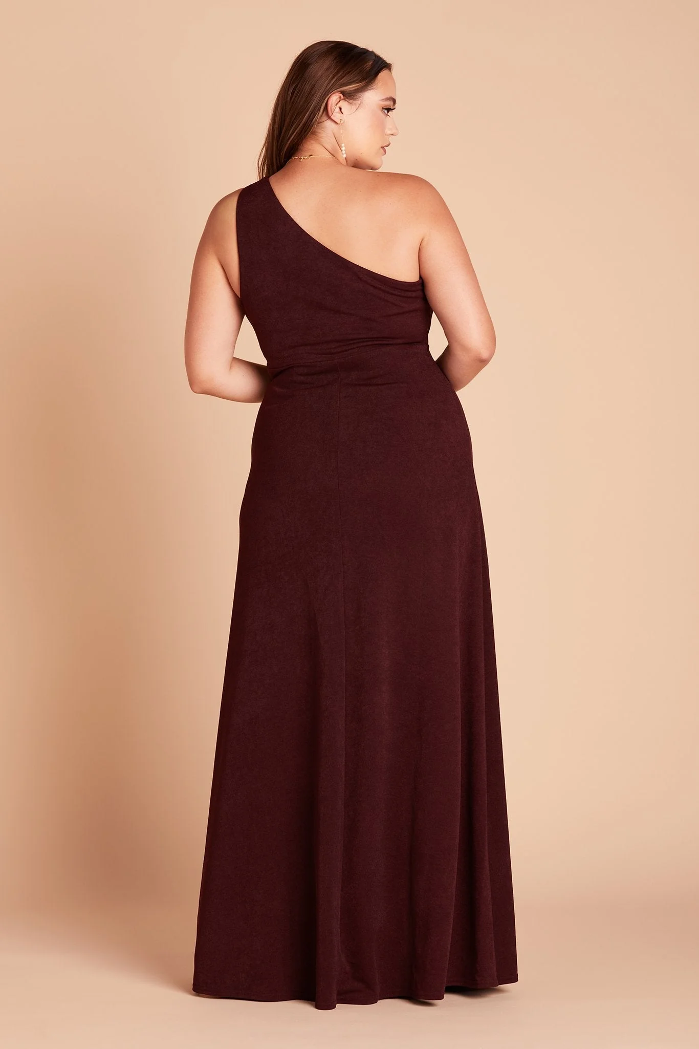 Kira Crepe Dress - Cabernet - Image 15