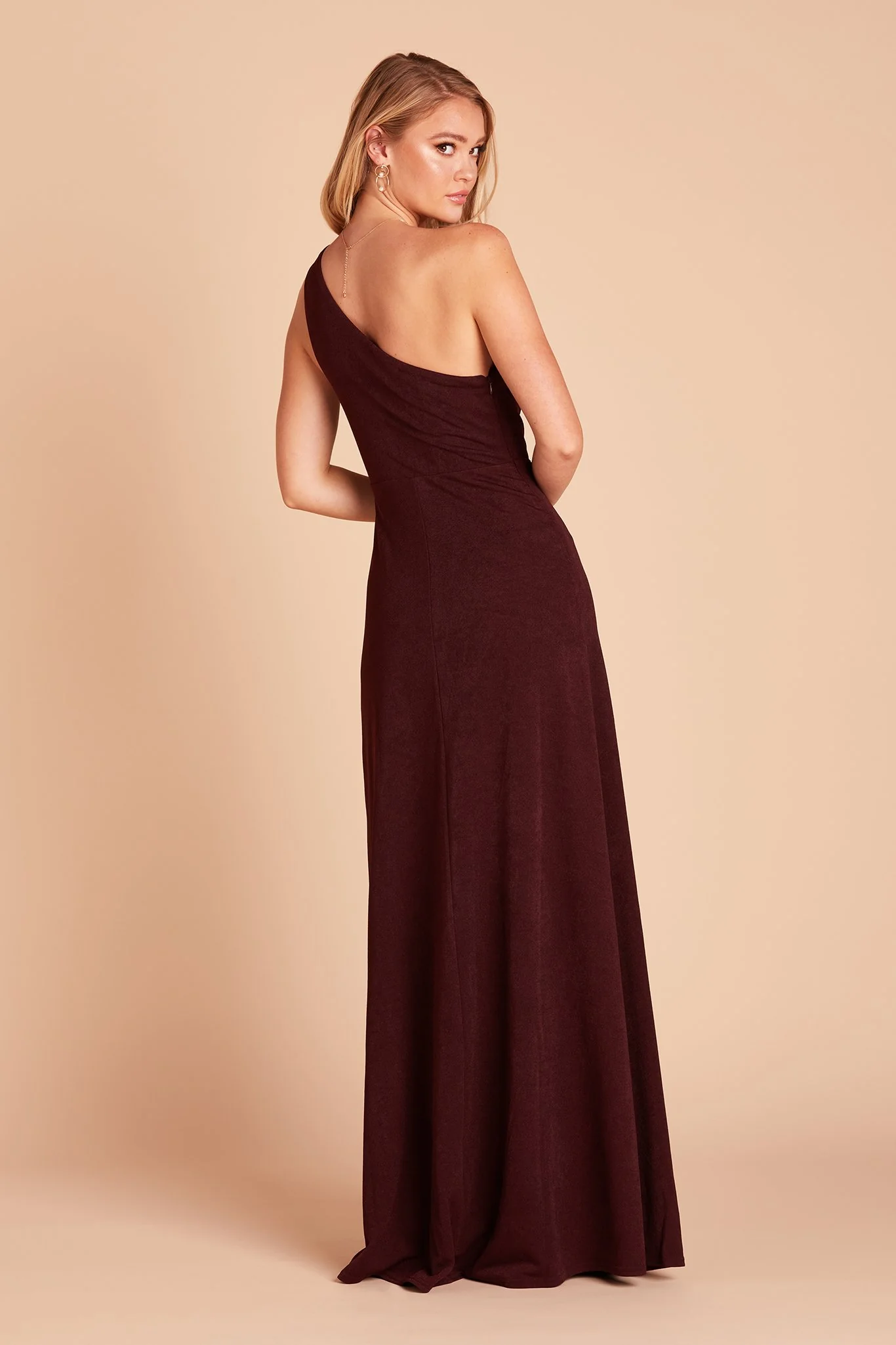 Kira Crepe Dress - Cabernet - Image 9