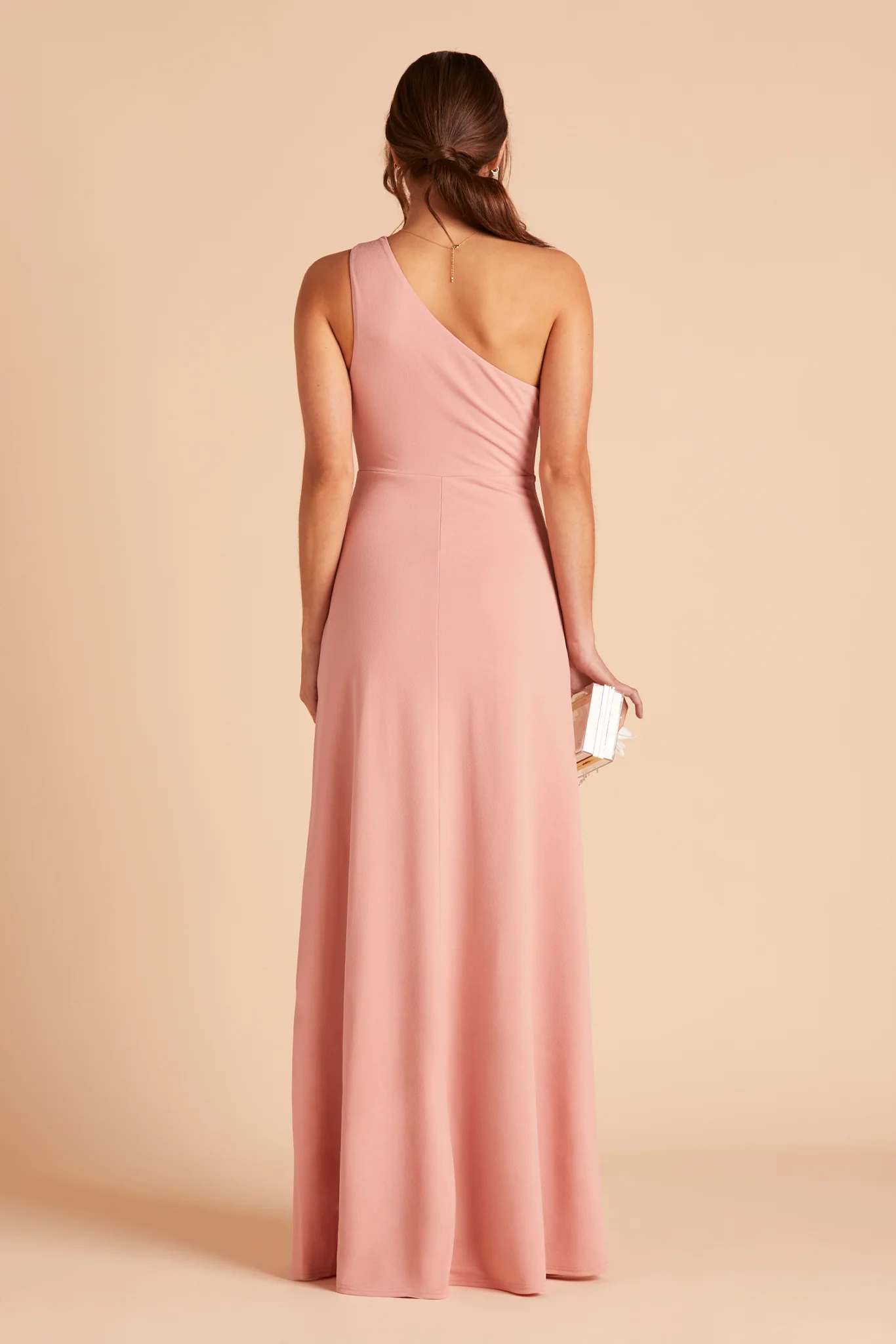 Kira Crepe Dress - Dusty Rose - Image 9