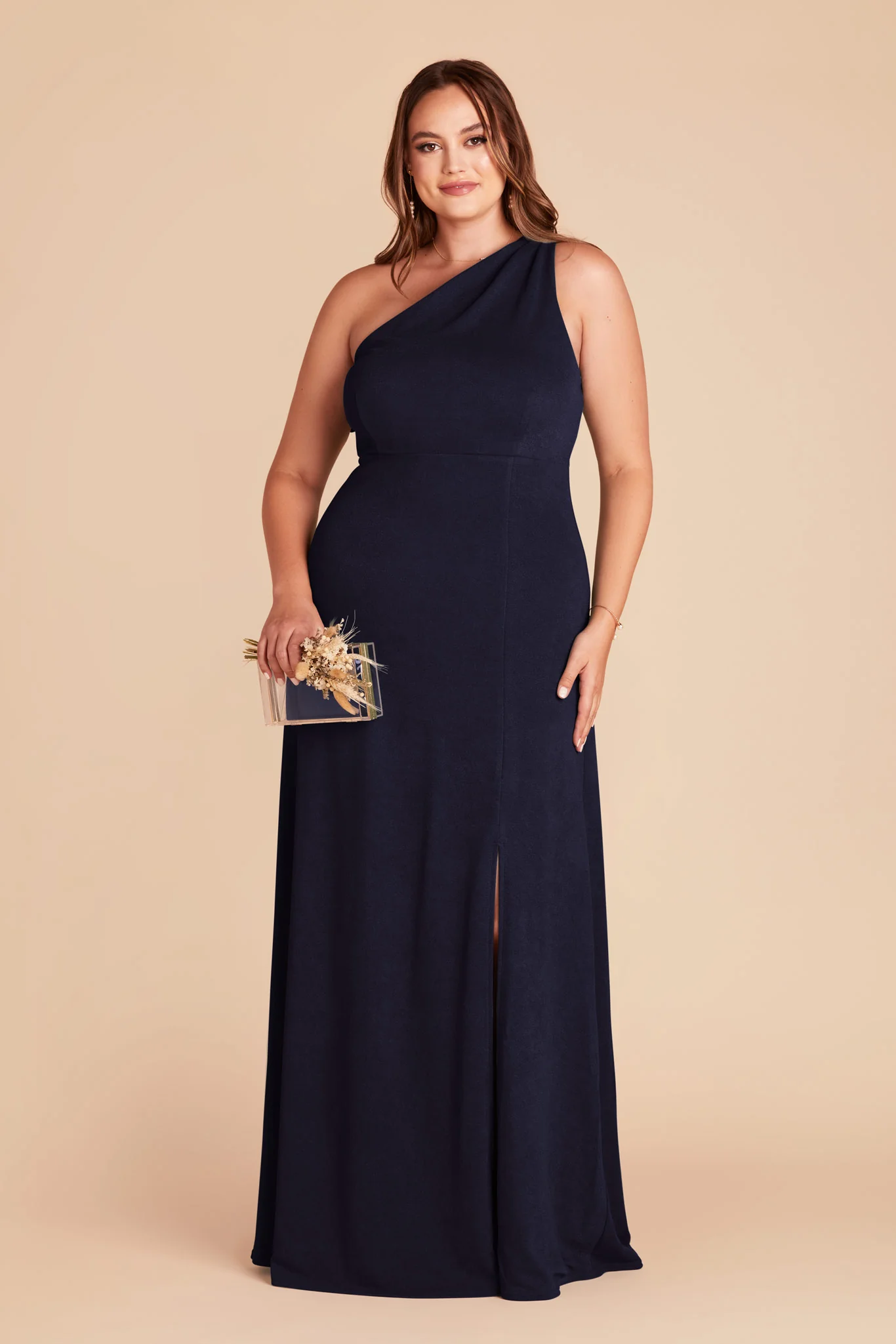 Kira Crepe Dress - Navy - Image 8