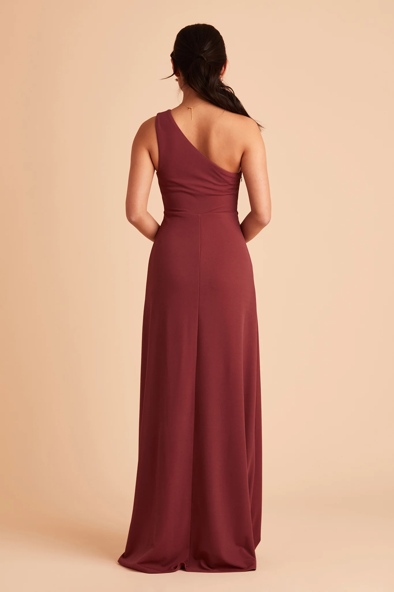 Kira Crepe Dress - Rosewood - Image 10
