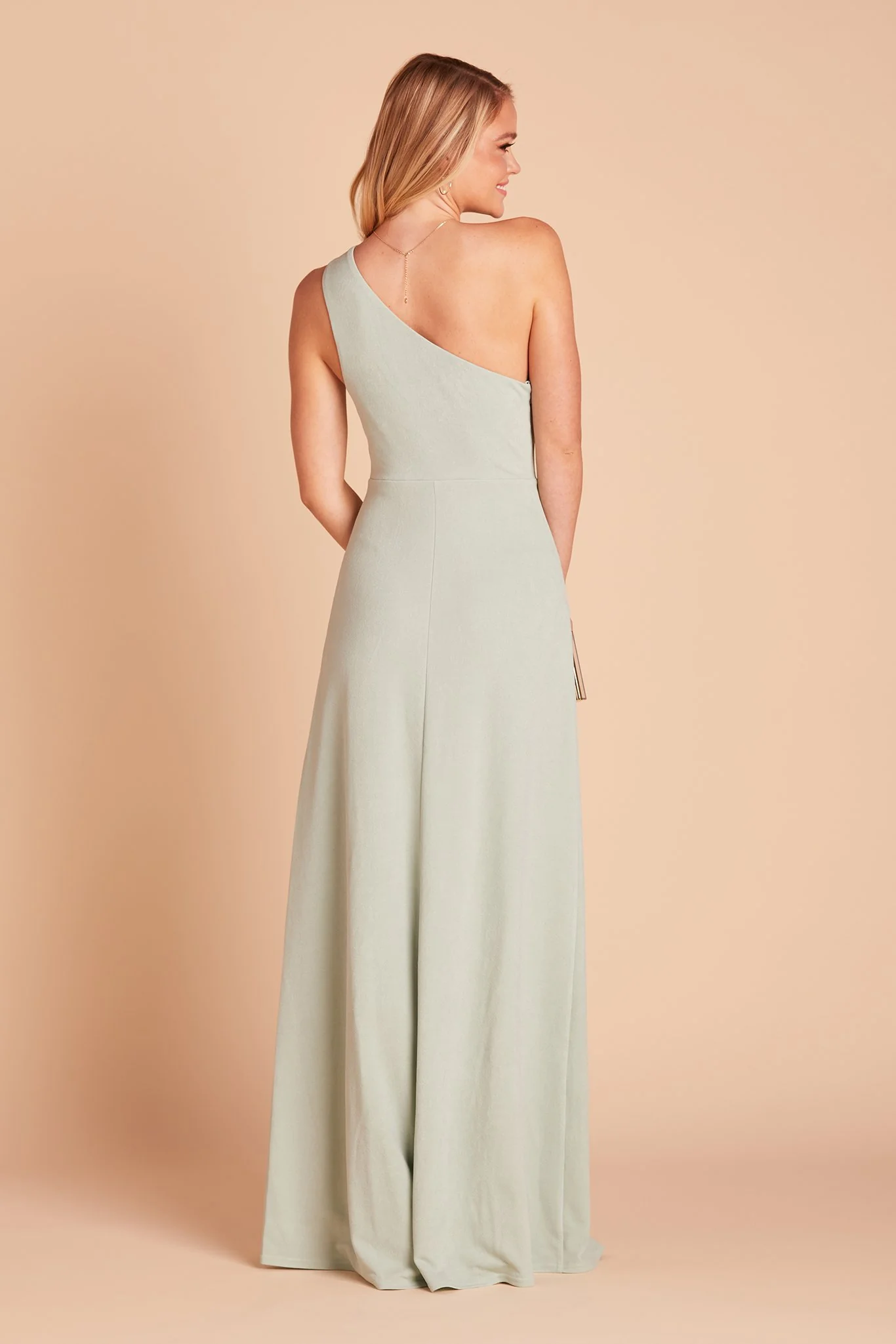Kira Crepe Dress - Sage - Image 10
