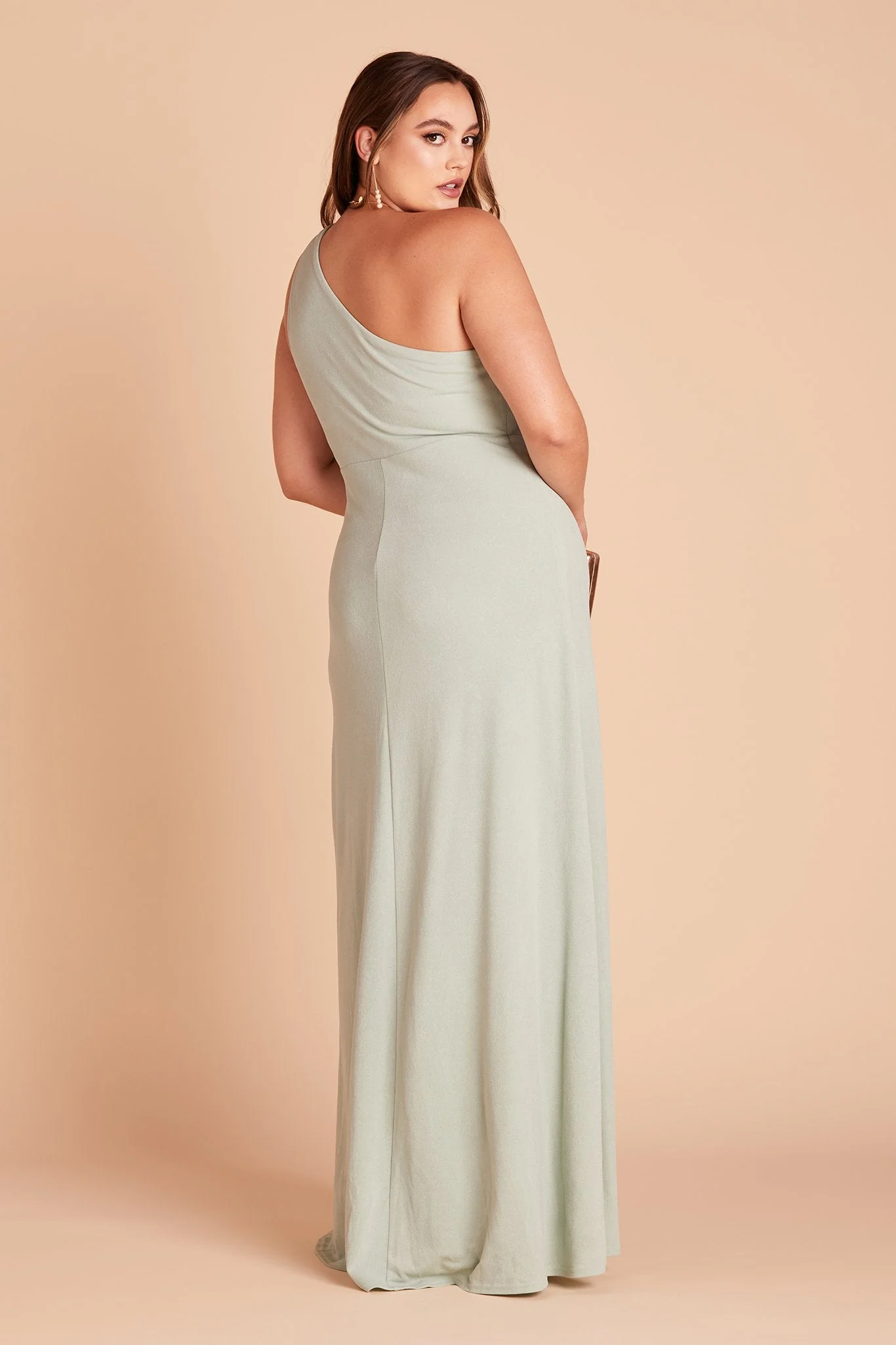 Kira Crepe Dress - Sage - Image 14