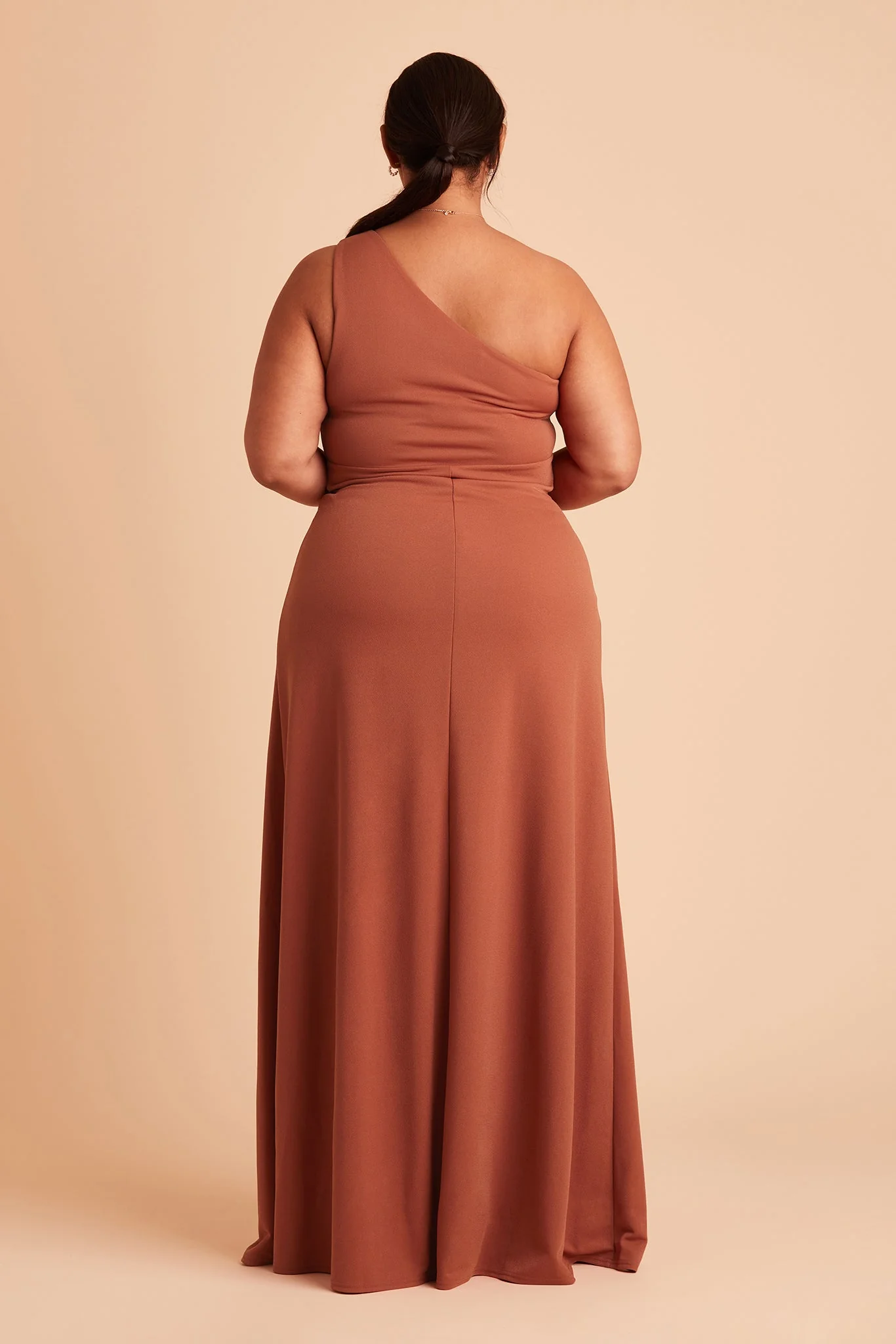 Kira Crepe Dress - Terracotta - Image 15