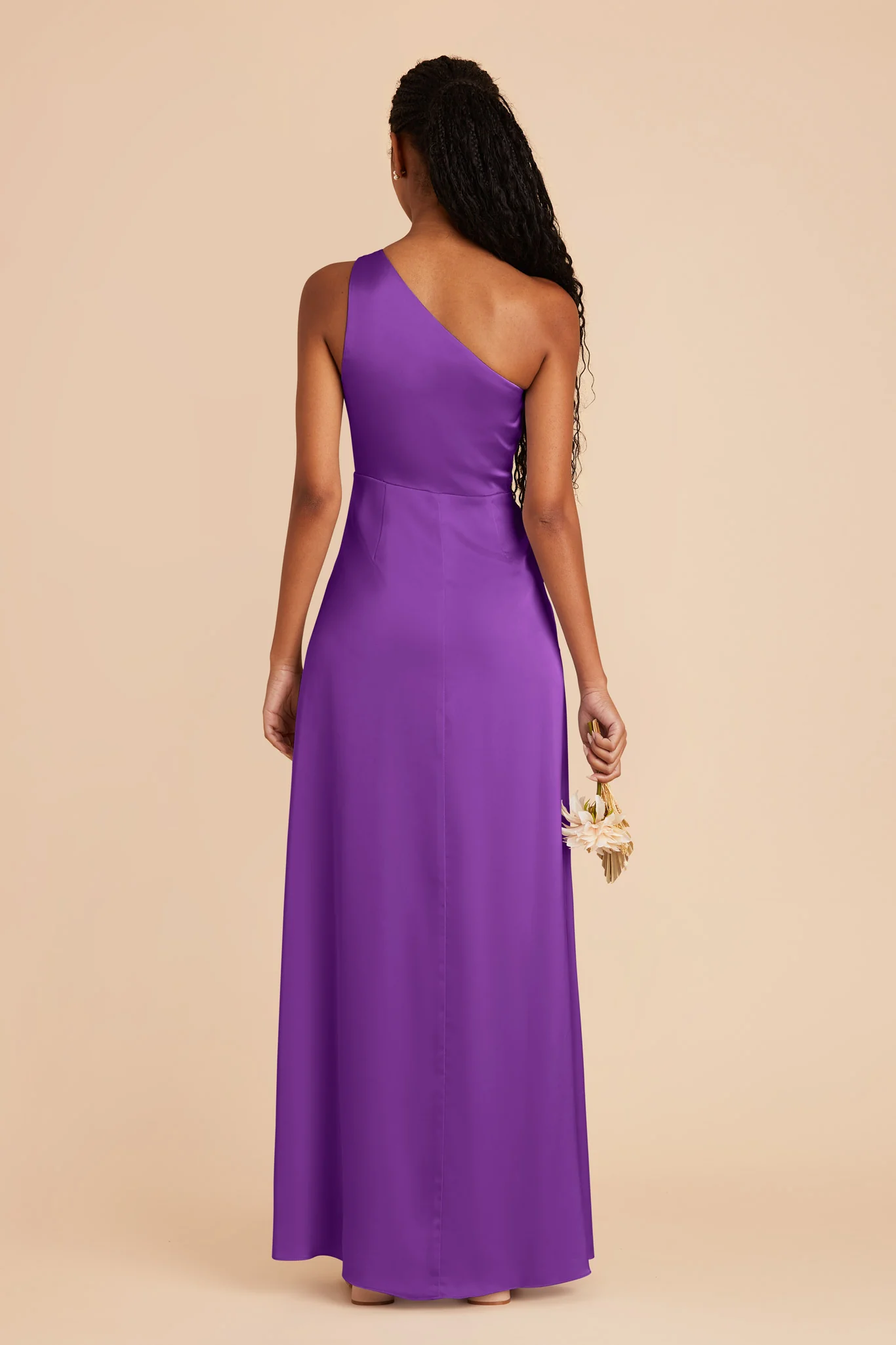 Kira Matte Satin Dress - Amethyst - Image 6