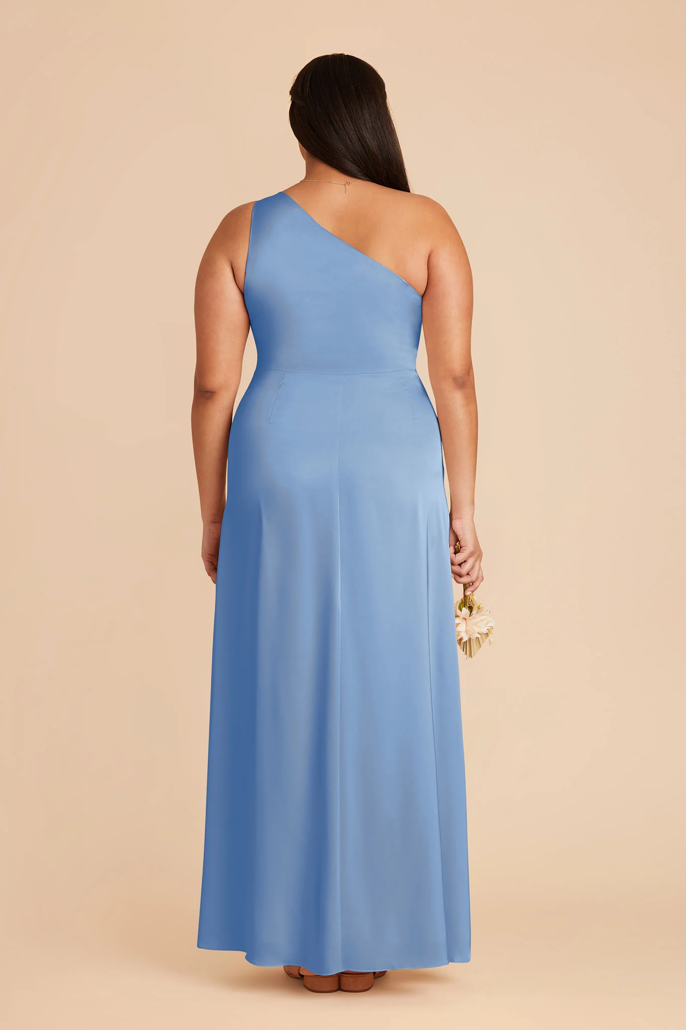 Kira Matte Satin Dress - Bluebell - Image 6