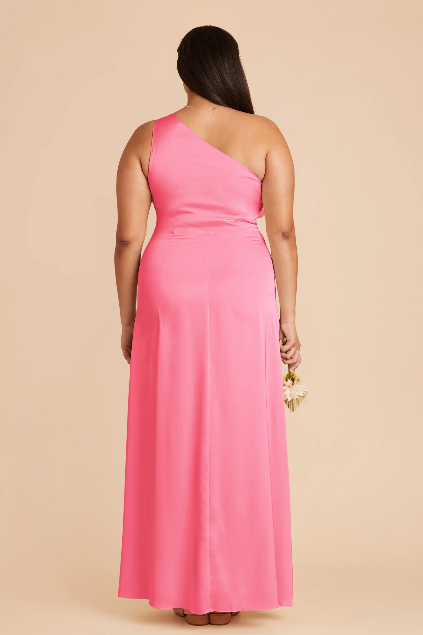Kira Matte Satin Dress - Bon Bon Pink - Image 9