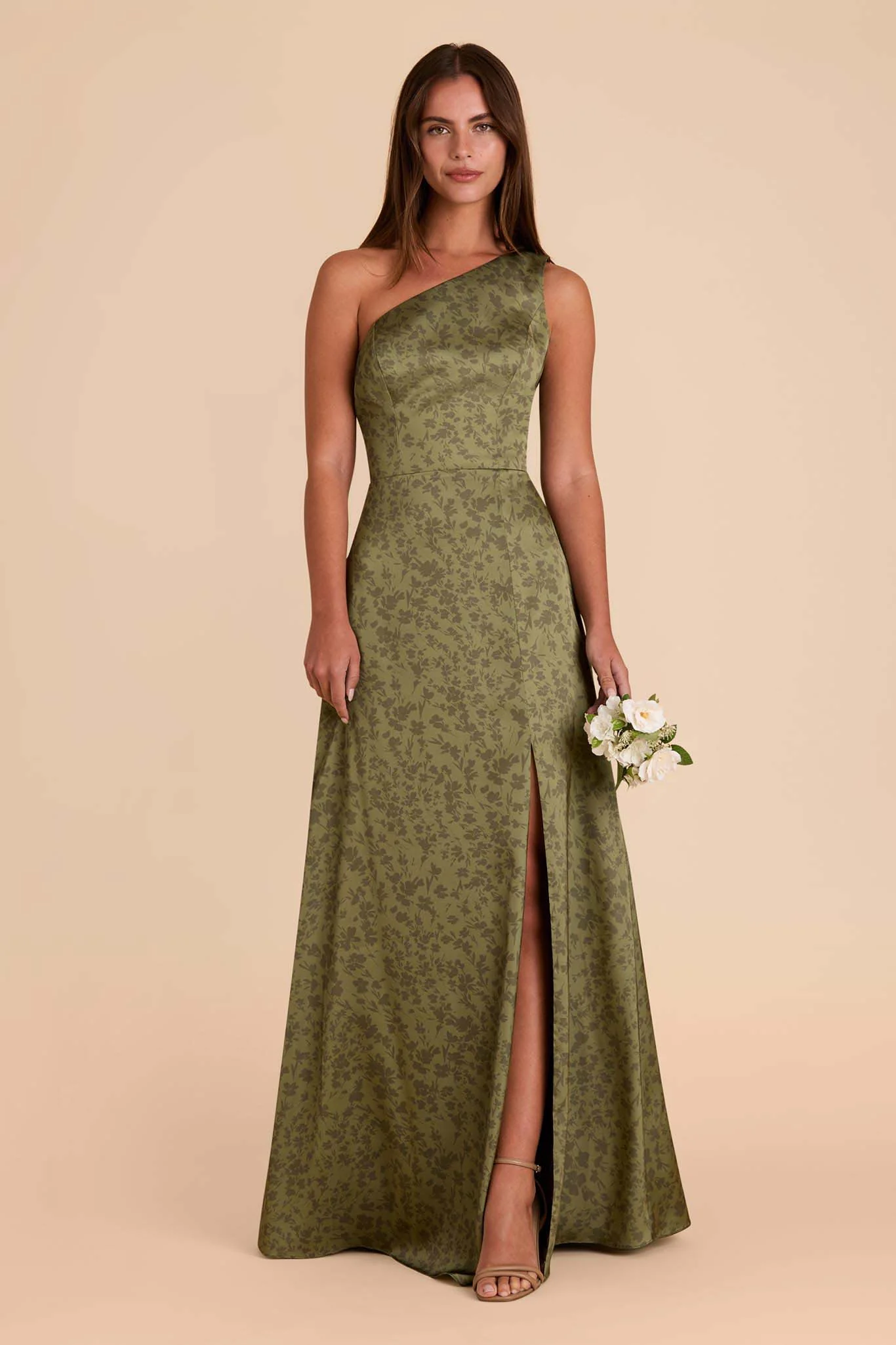Kira Matte Satin Dress - Bright Martini Dreamy Floral
