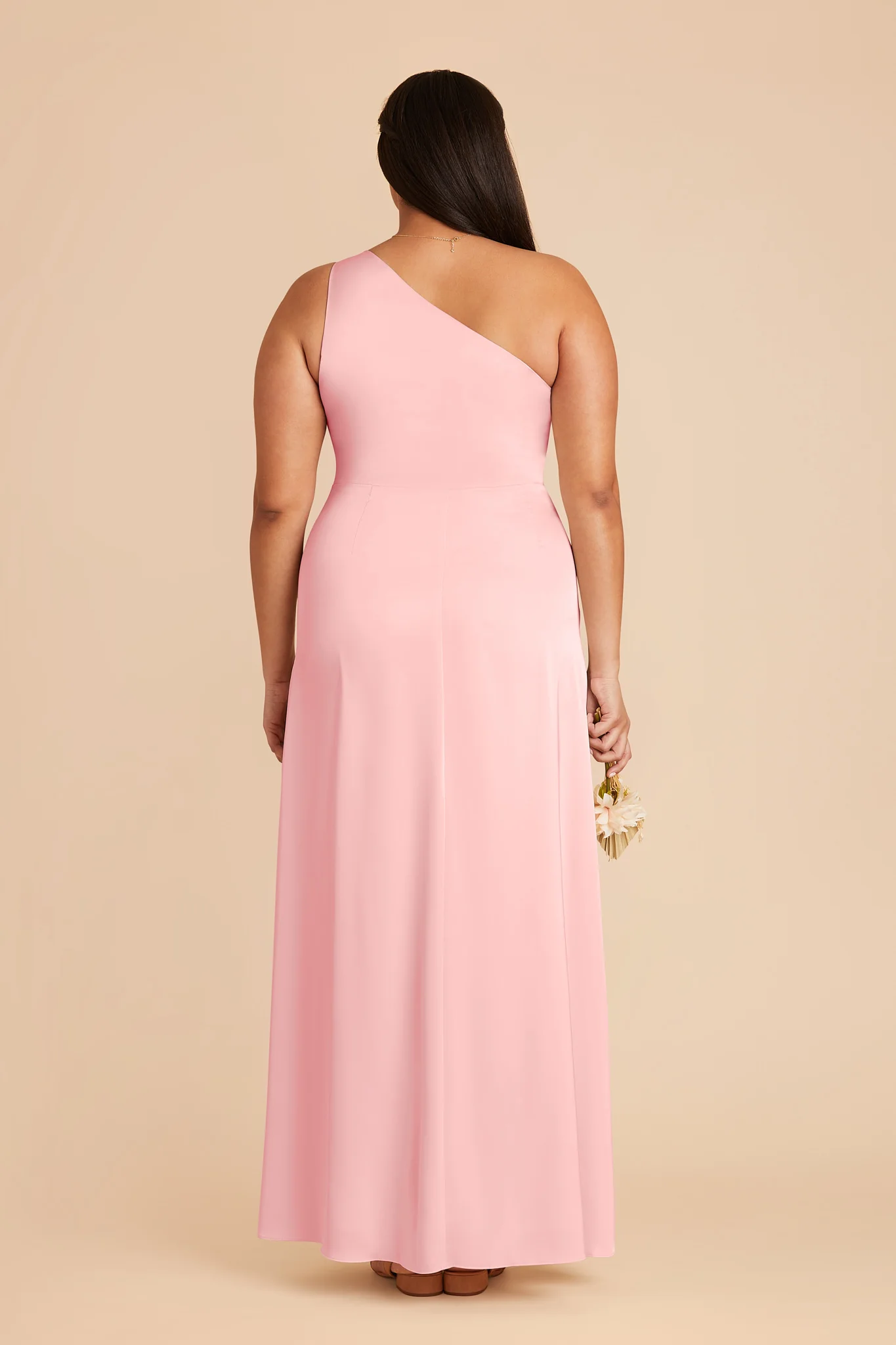 Kira Matte Satin Dress - Bubblegum Pink - Image 6