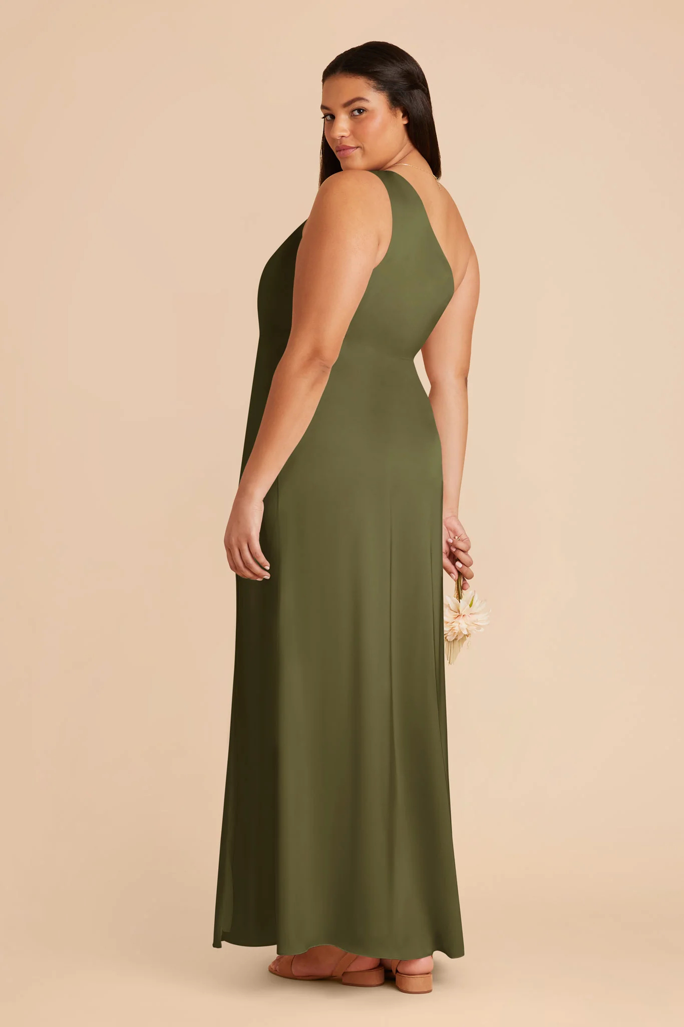 Kira Matte Satin Dress - Martini - Image 6