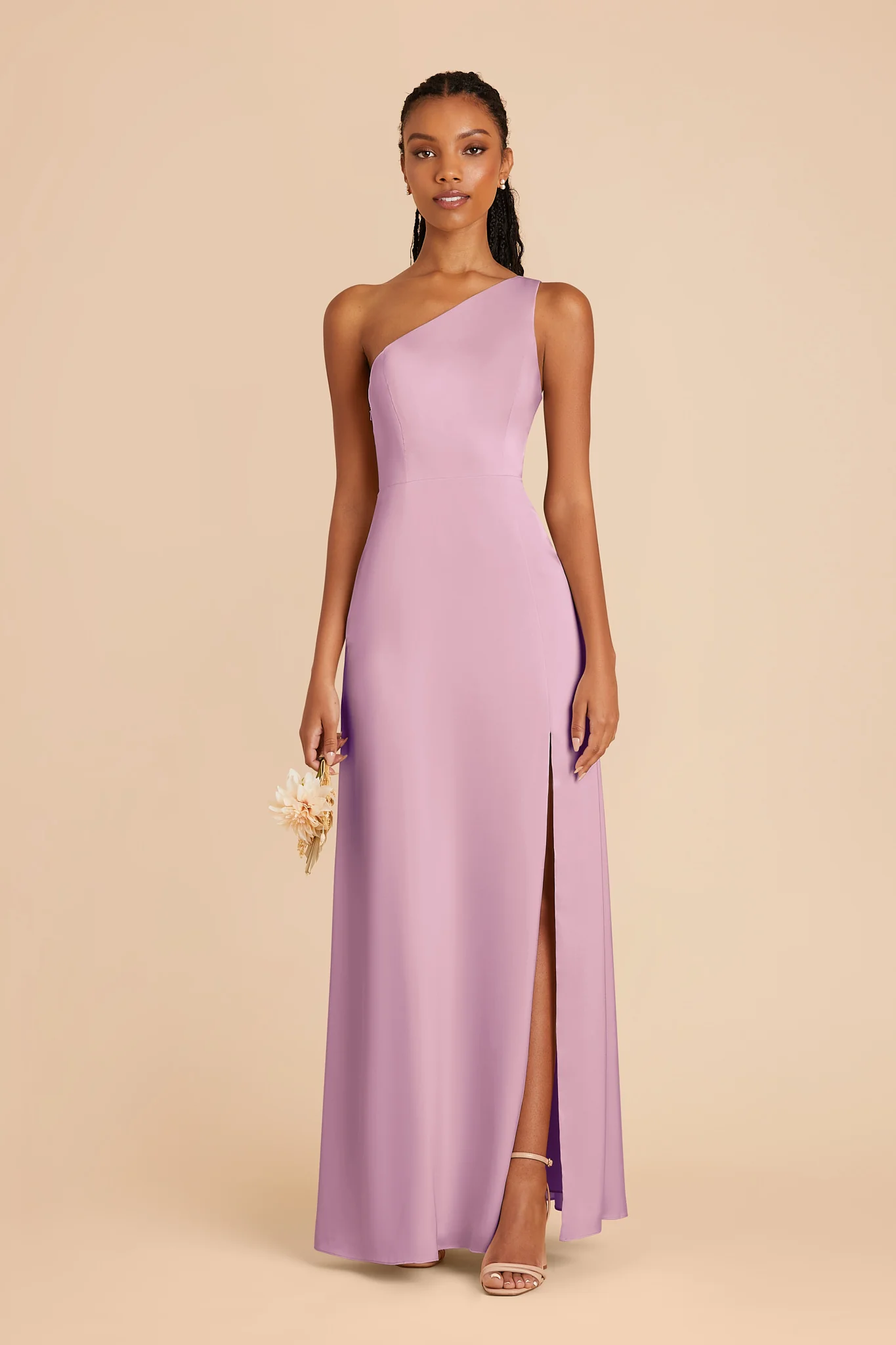 Kira Matte Satin Dress - Orchid