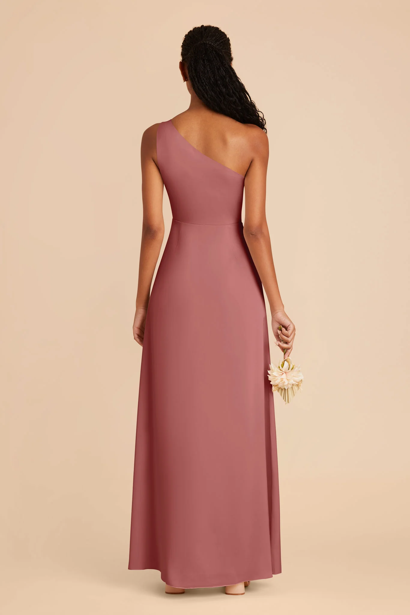 Kira Matte Satin Dress - Wild Rose - Image 5