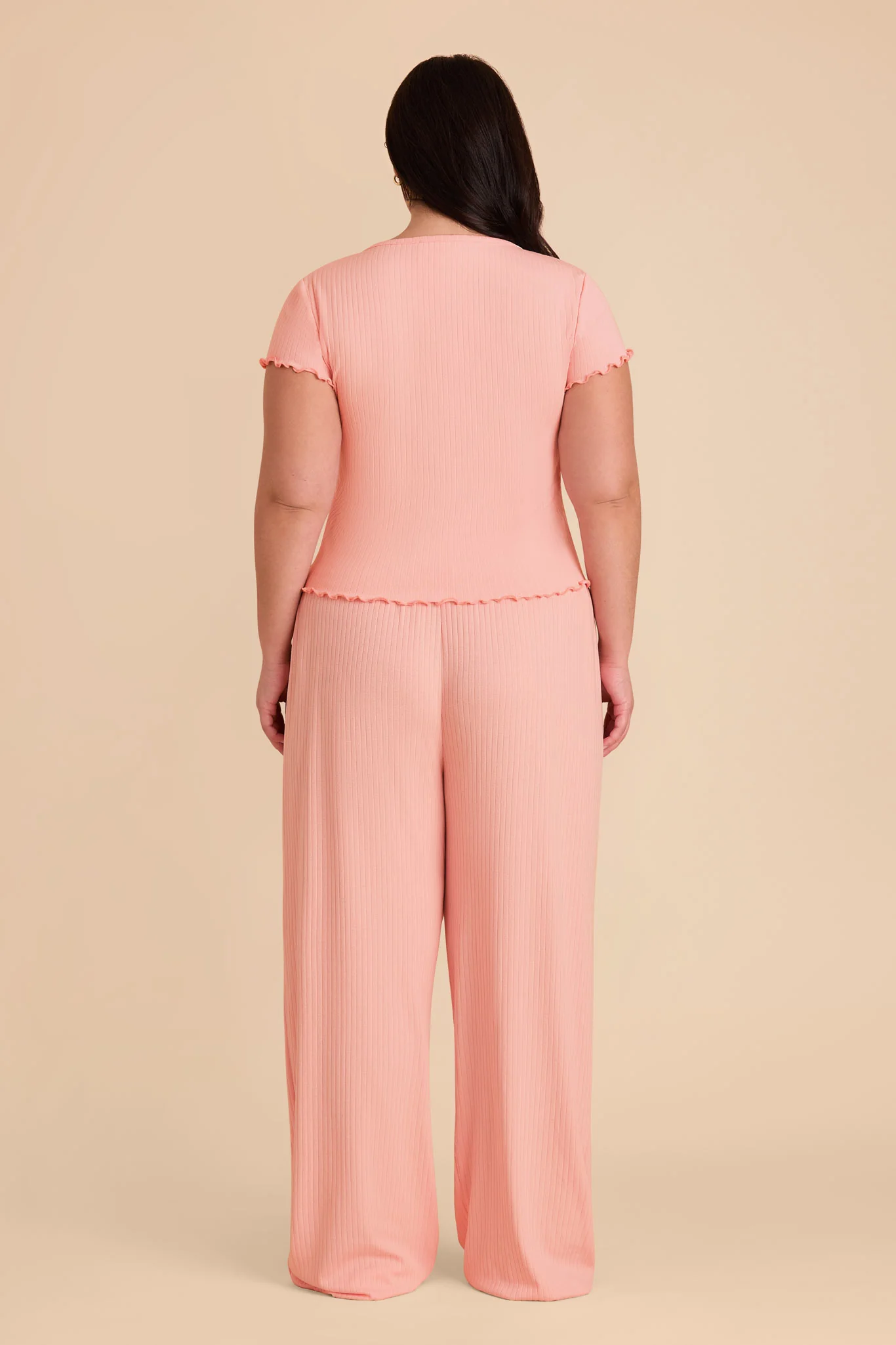Lana Pointelle Pajama Set - Pink - Image 11