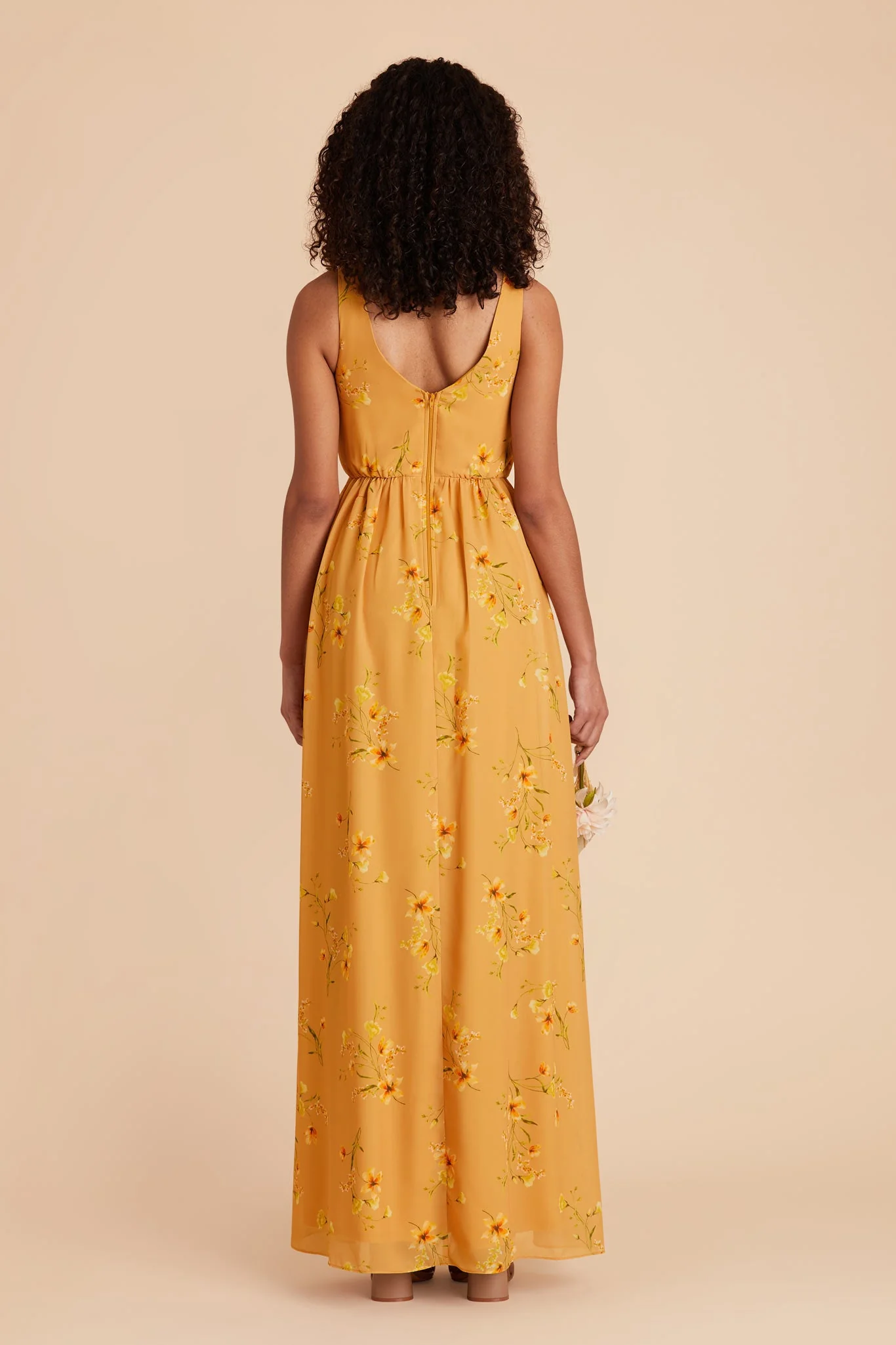 Laurie Chiffon Dress - Marigold Le Fleur - Image 5