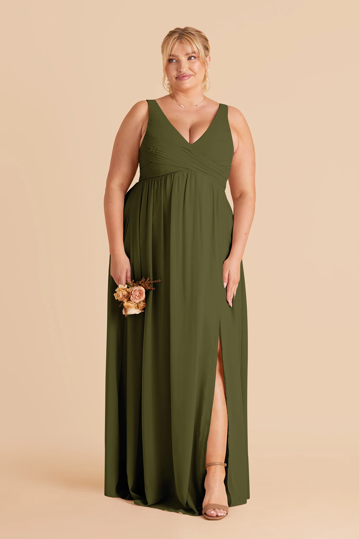 Laurie Chiffon Dress - Martini - Image 2