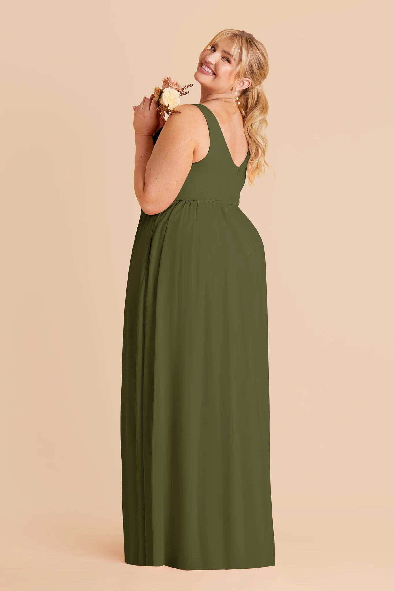 Laurie Chiffon Dress - Martini - Image 5