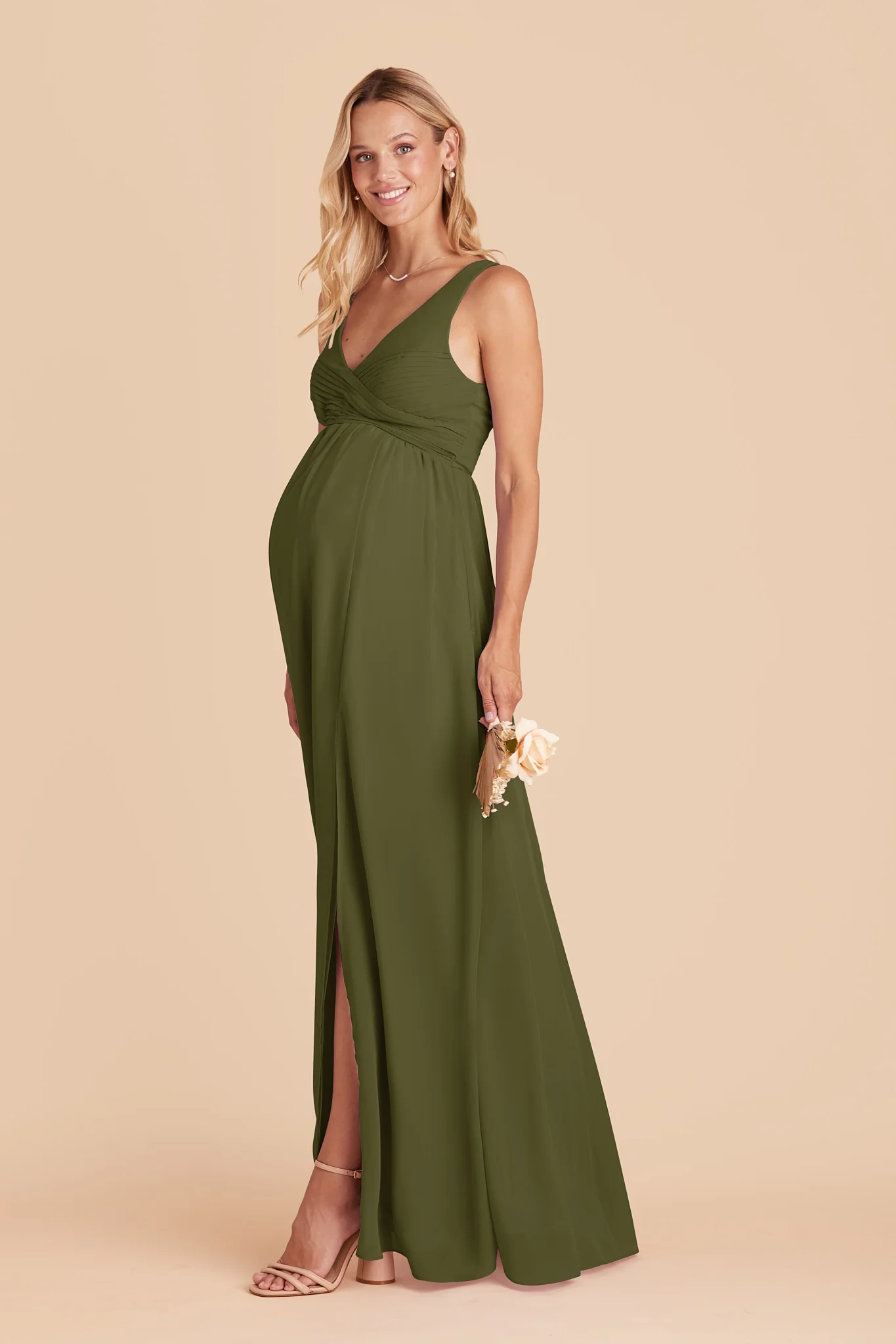 Laurie Chiffon Dress - Martini - Image 7