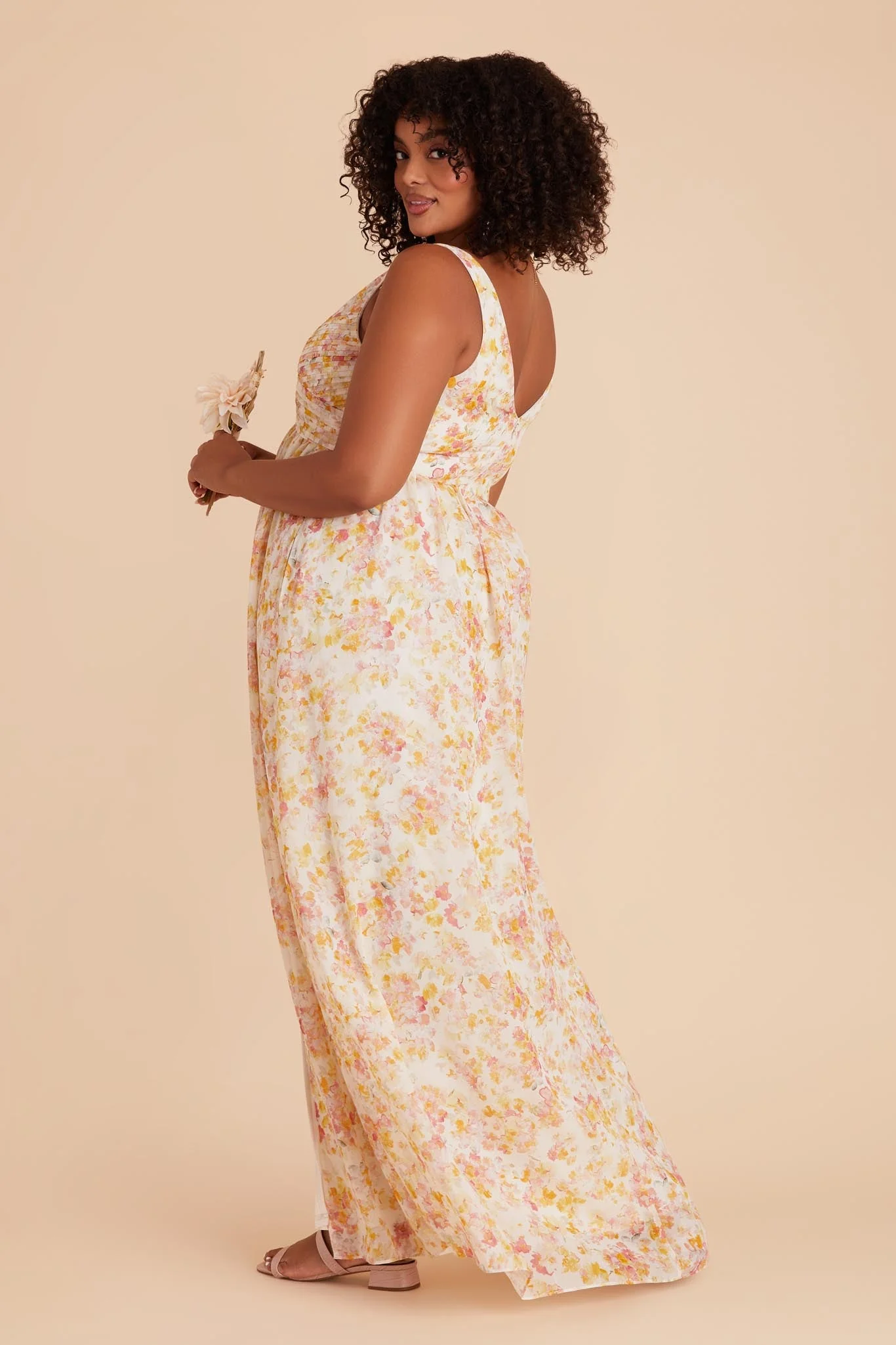 Laurie Chiffon Dress - Pressed Floral - Image 11