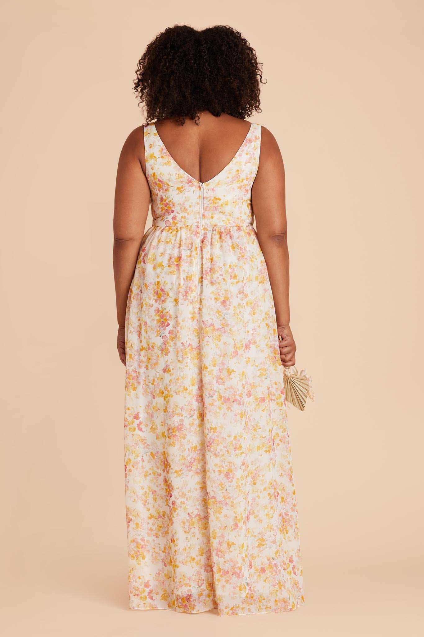 Laurie Chiffon Dress - Pressed Floral - Image 12