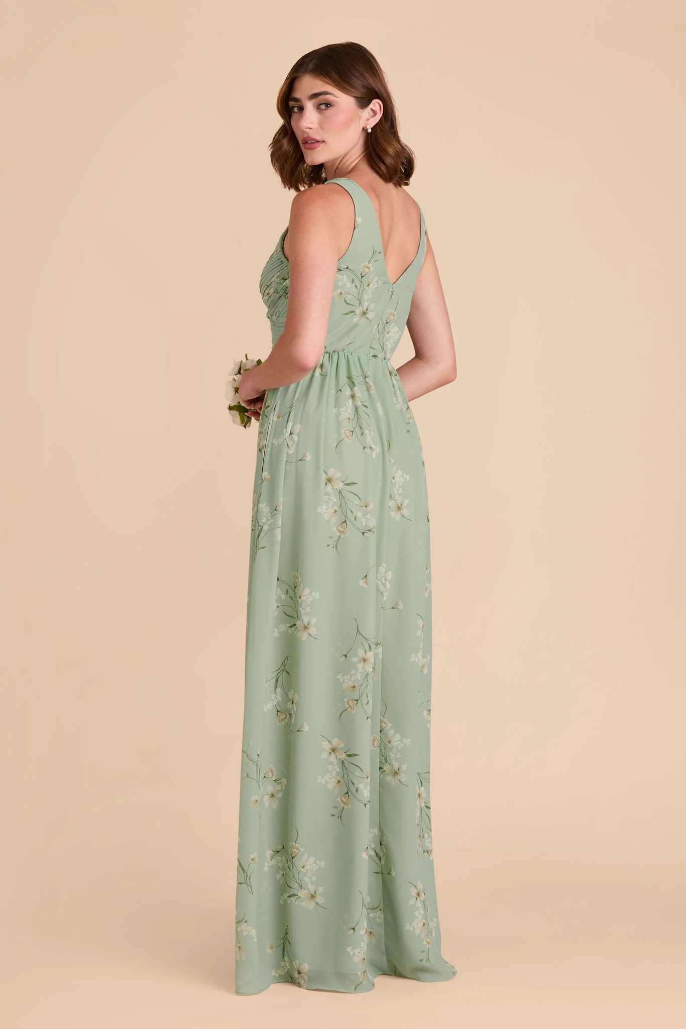 Laurie Chiffon Dress - Sage Le Fleur - Image 3